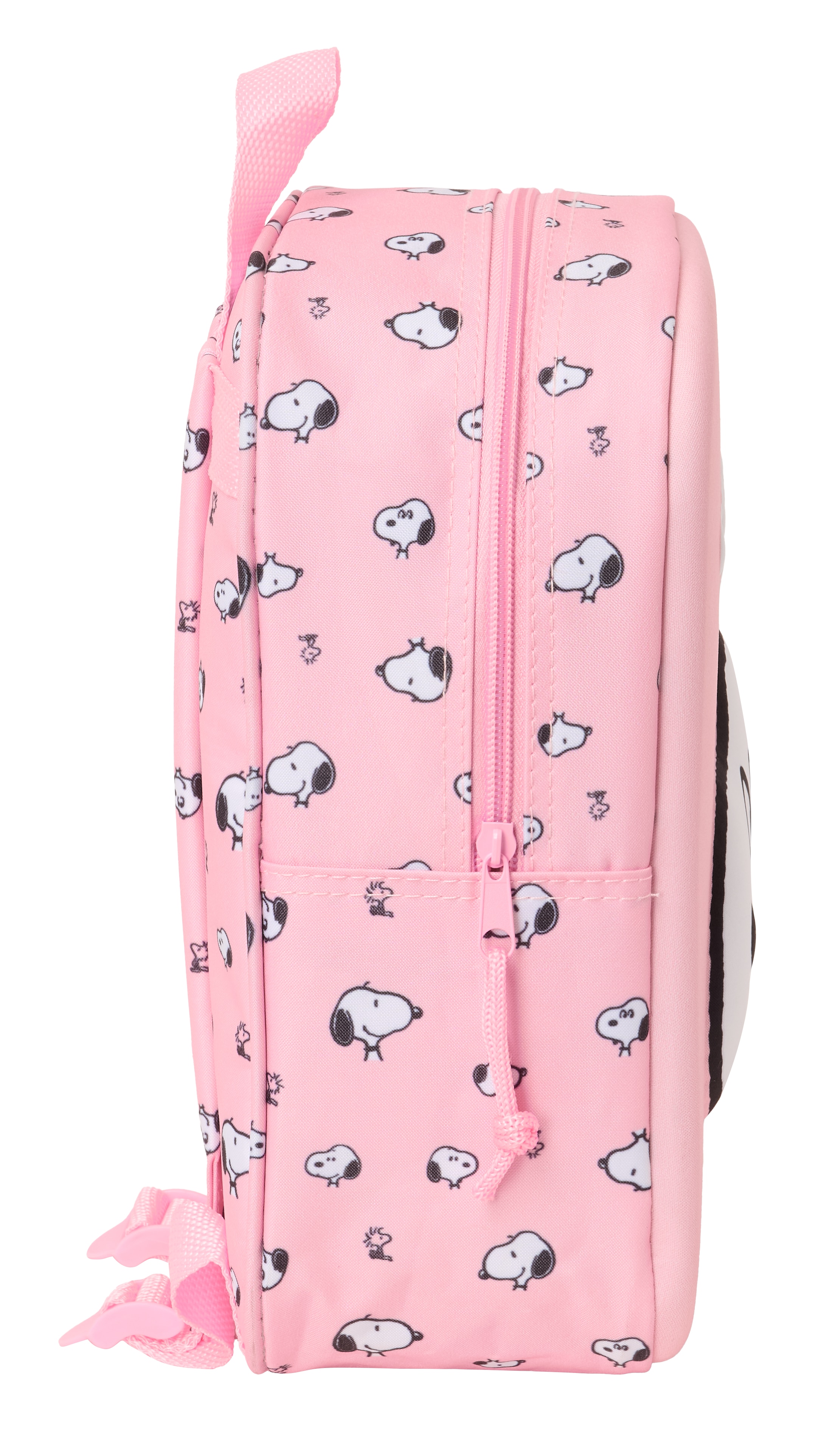 Mochila guarderia 3D Snoopy Safta rosa claro 3