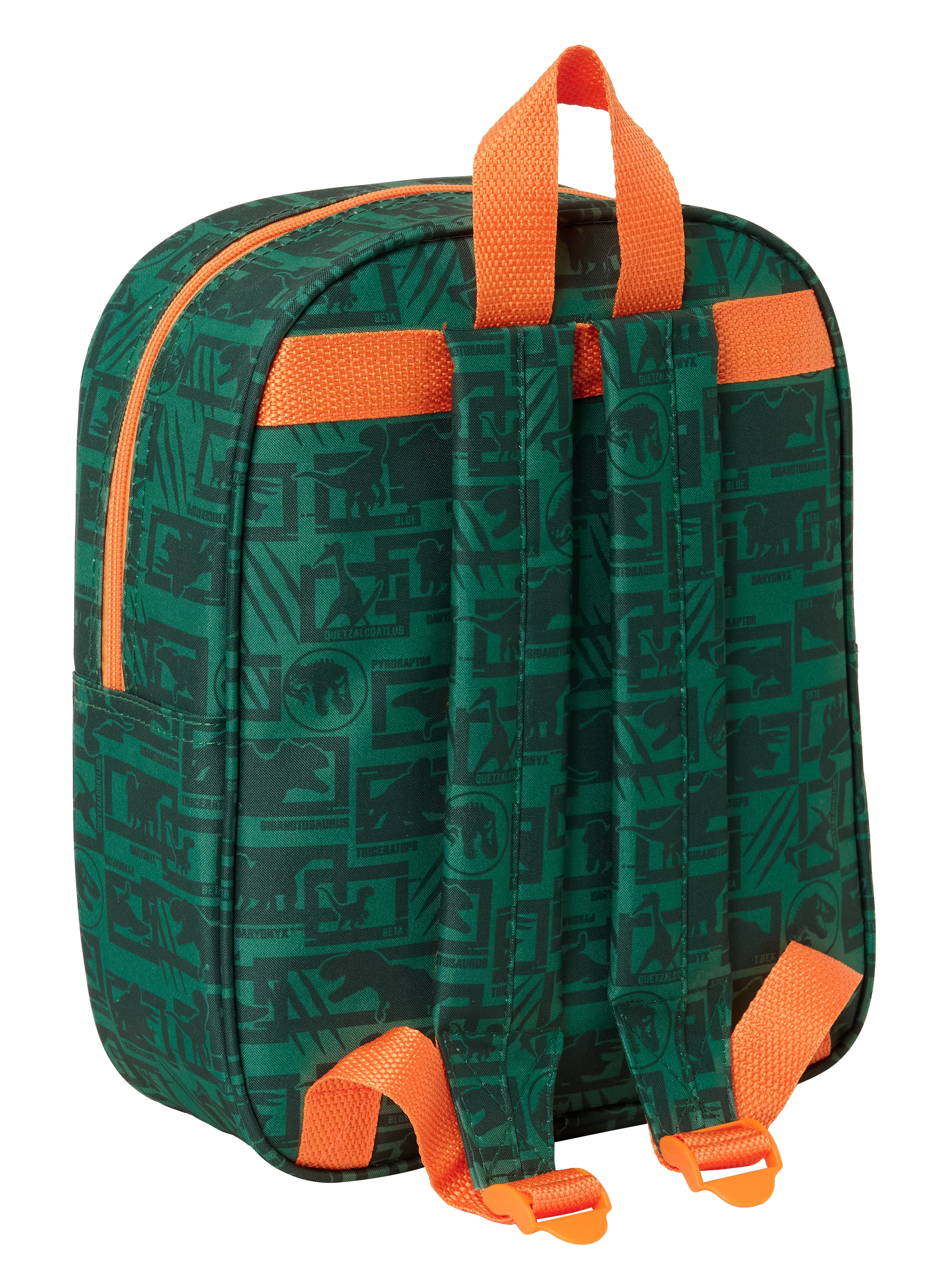 Mochila guarderia 3D Jurassic World Safta verde oscura 2