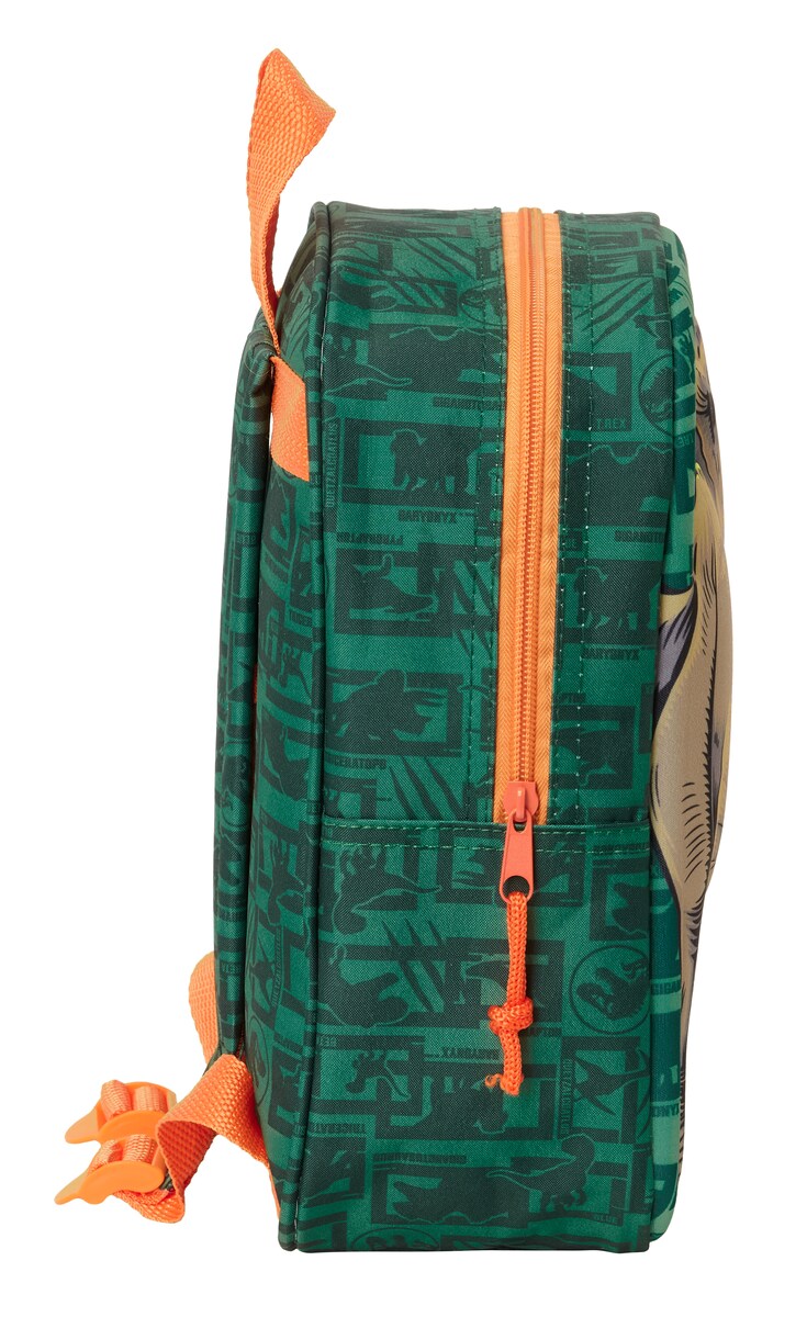Mochila berçário 3D Jurassic World Safta verde escuro 3