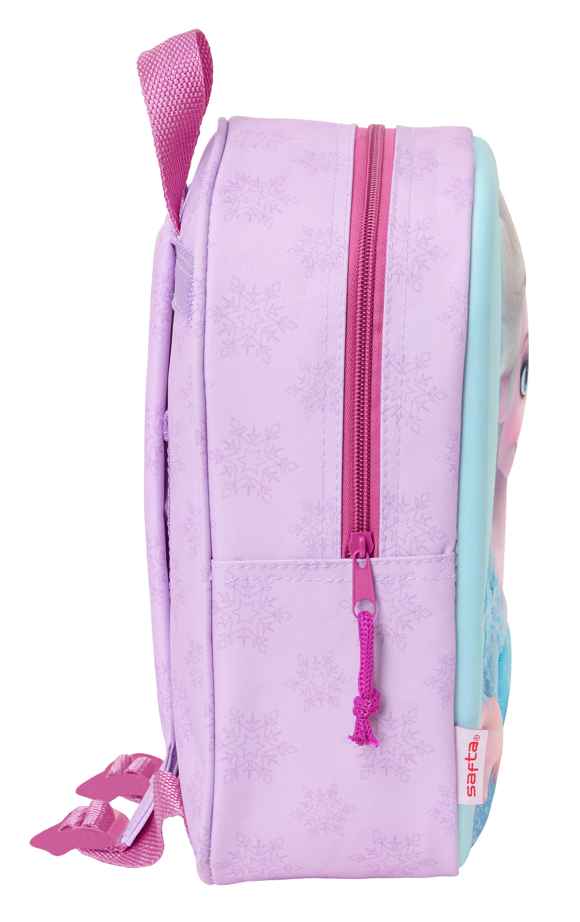 Mochila guarderia 3D Frozen Safta celeste y rosa 3