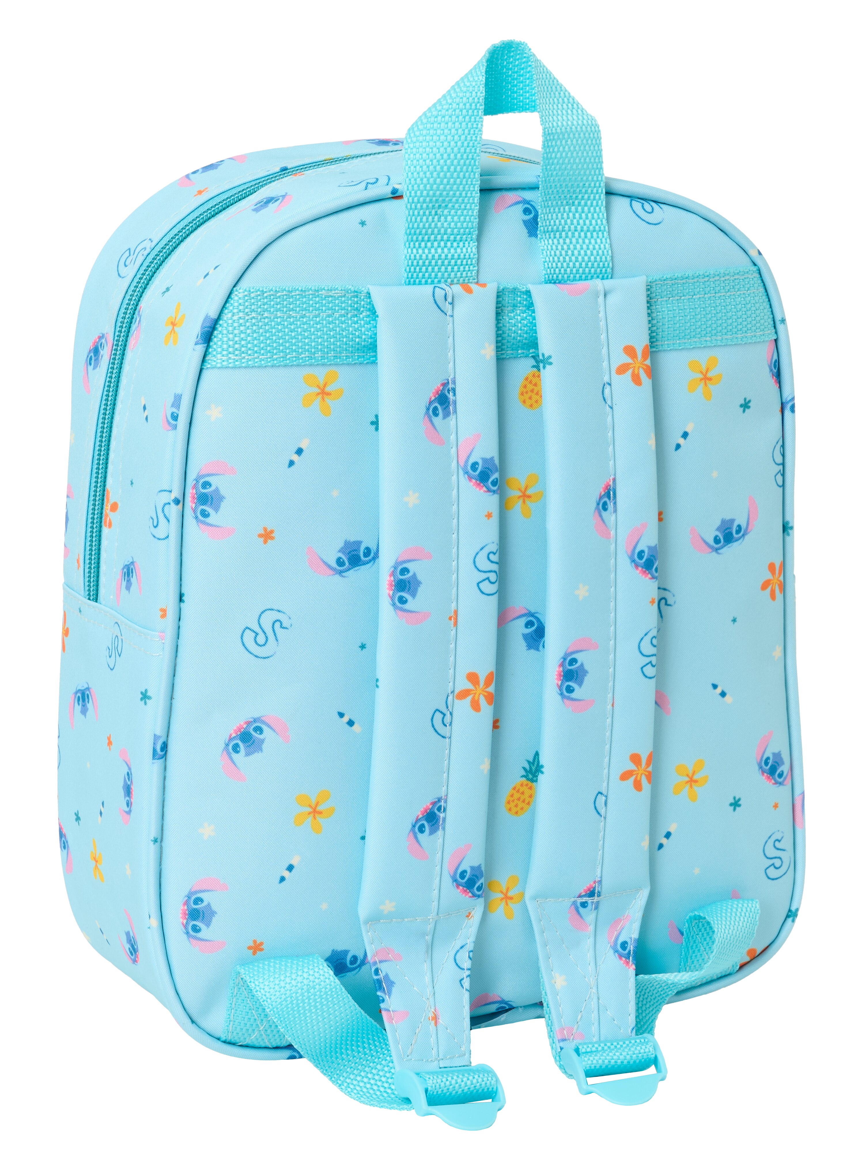 Mochila guarderia 3D Stitch Safta azul claro 2