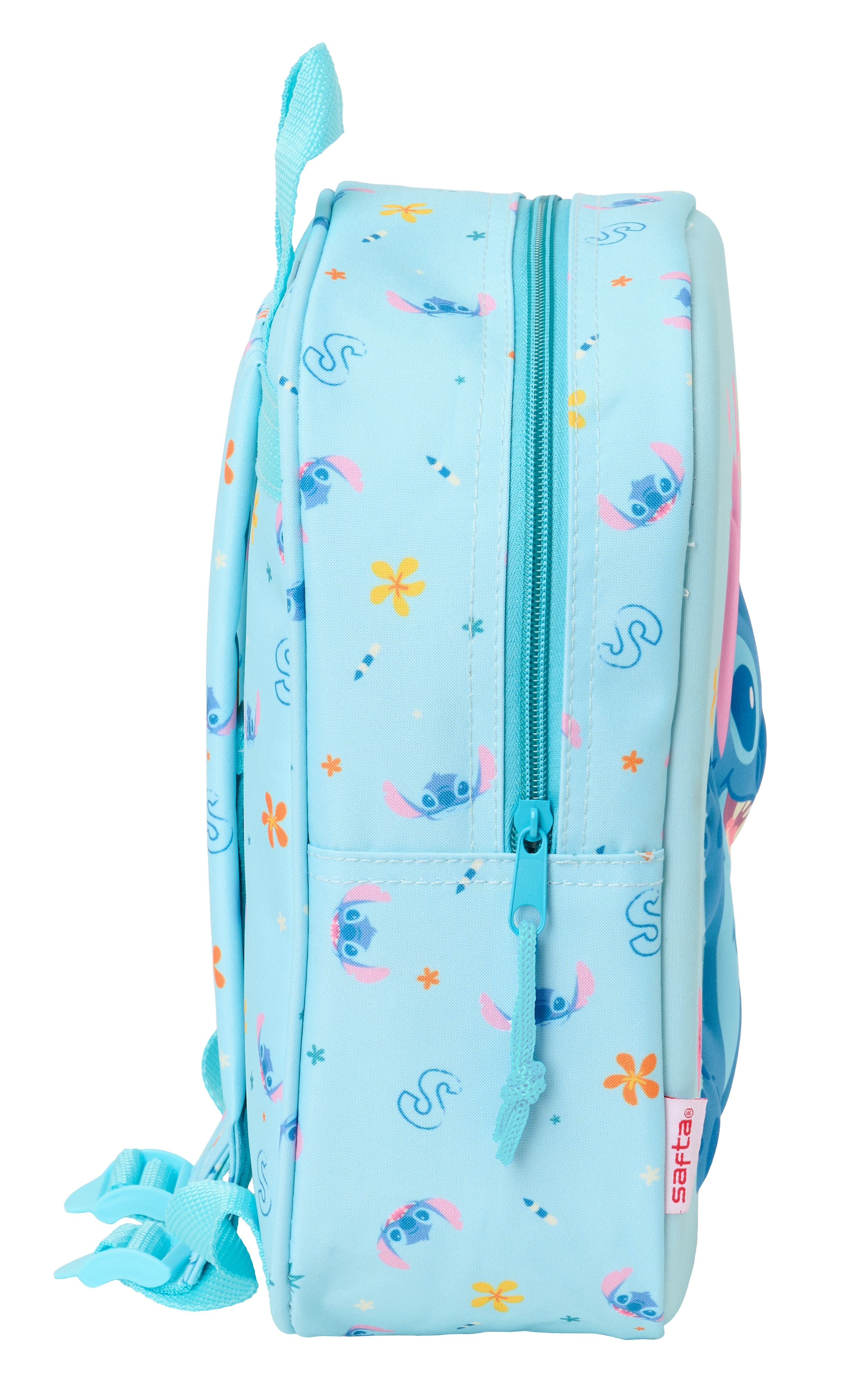 Mochila guarderia 3D Stitch Safta azul claro 3