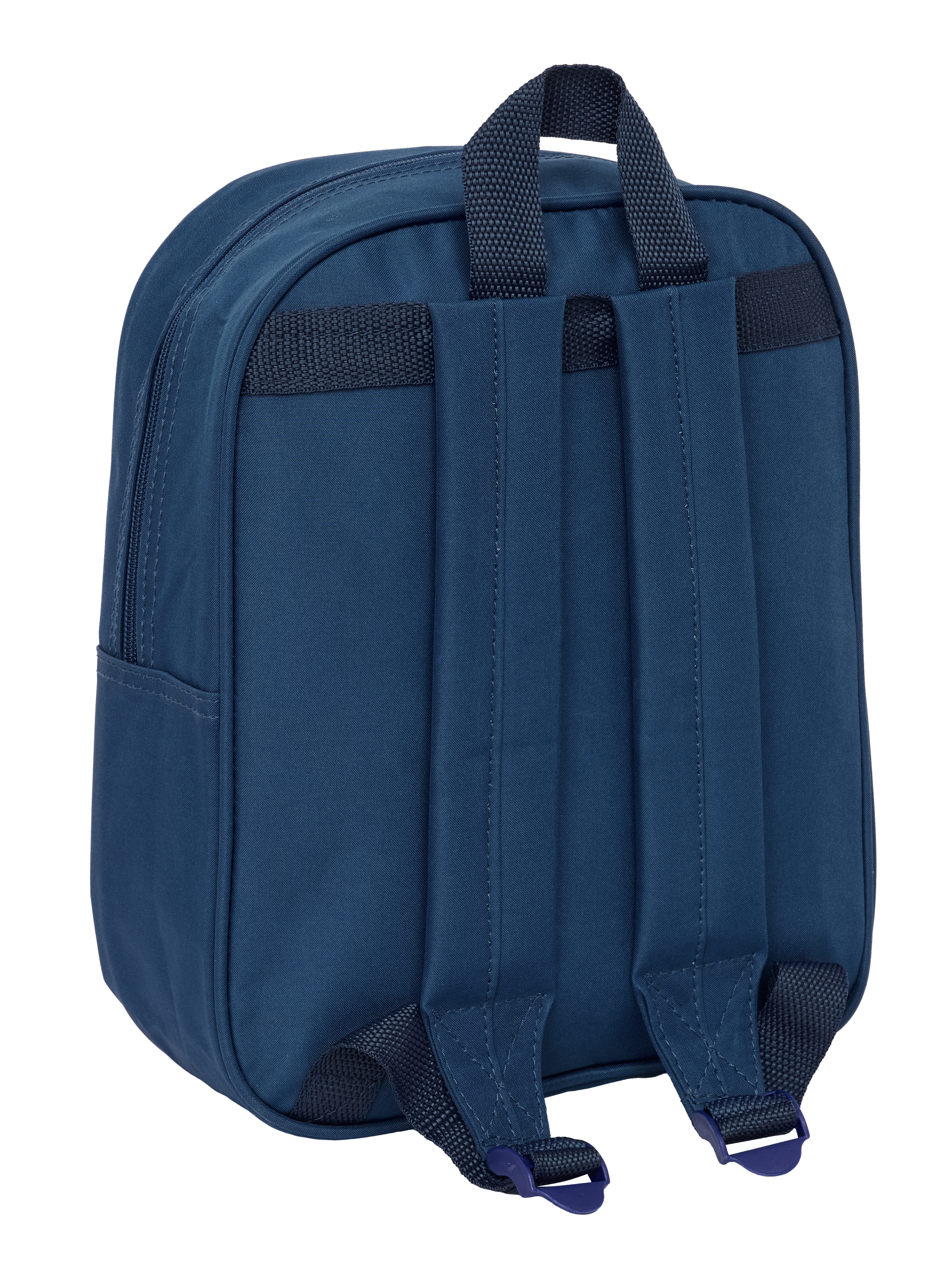 Mochila berçário 3D F.C. Barcelona azul e castanho 2