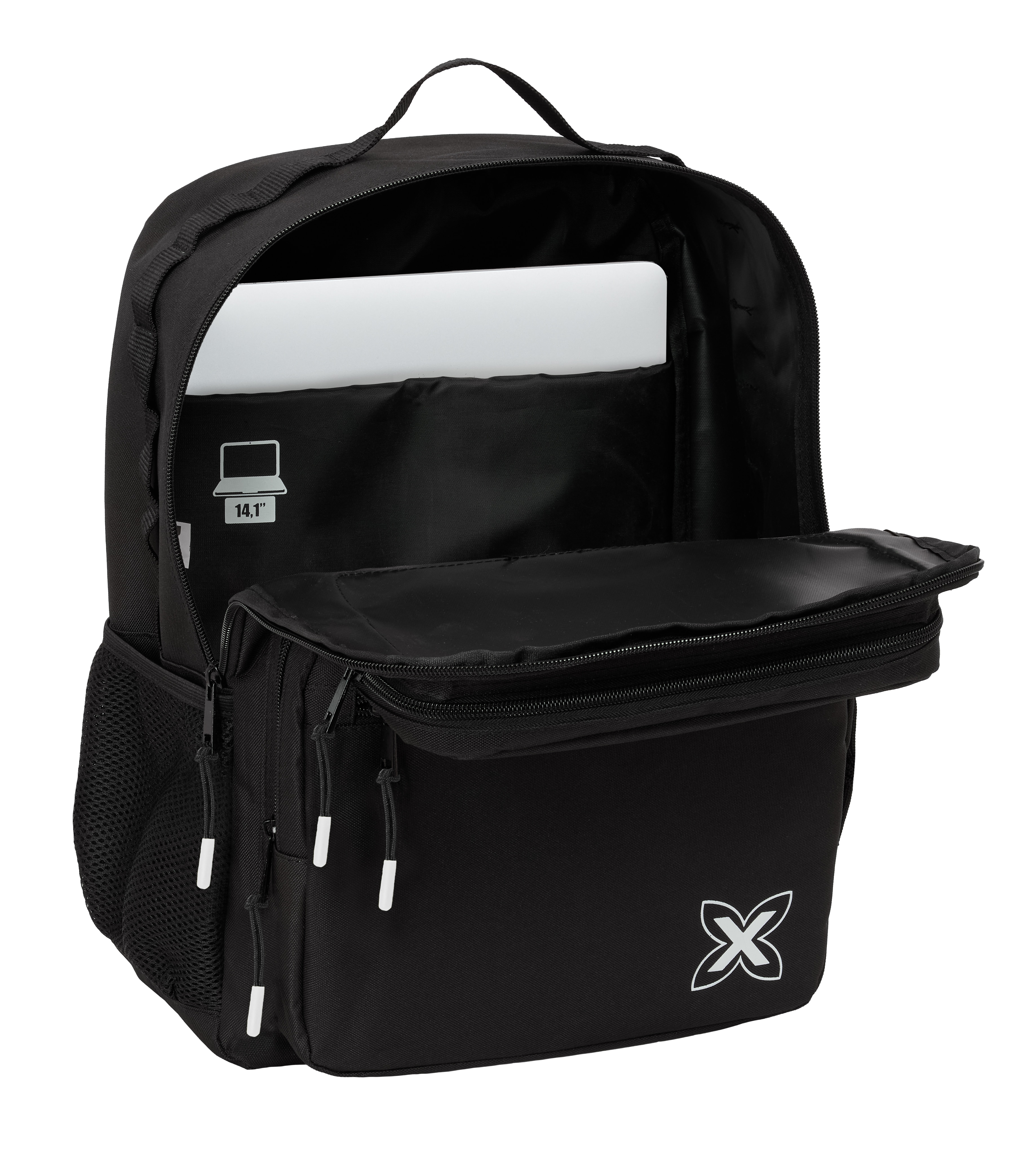 Mochila para portátil de 14,1'' de Munique Preto-3