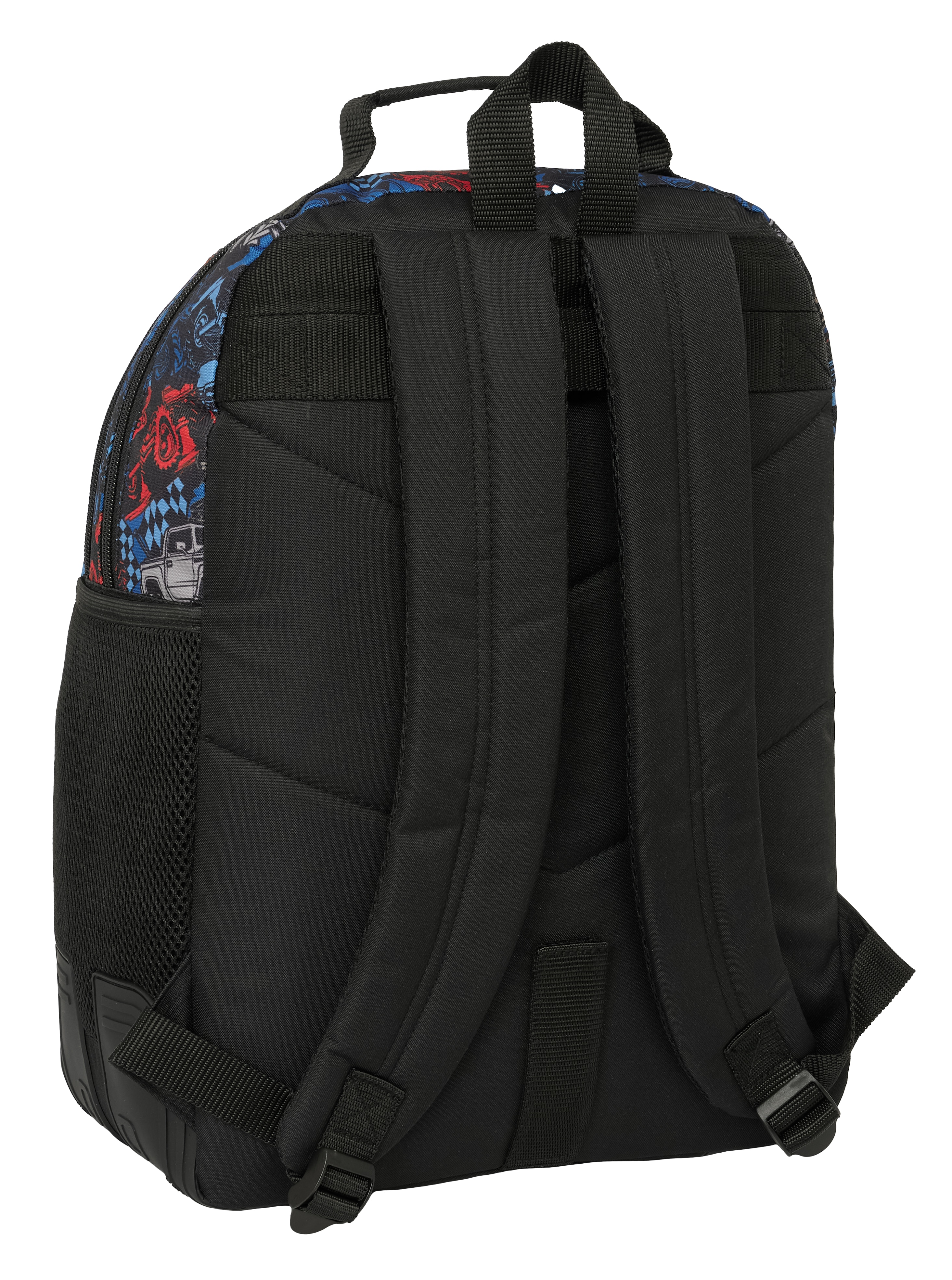 Mochila doble adaptable a carro Safta Extreme negro 2