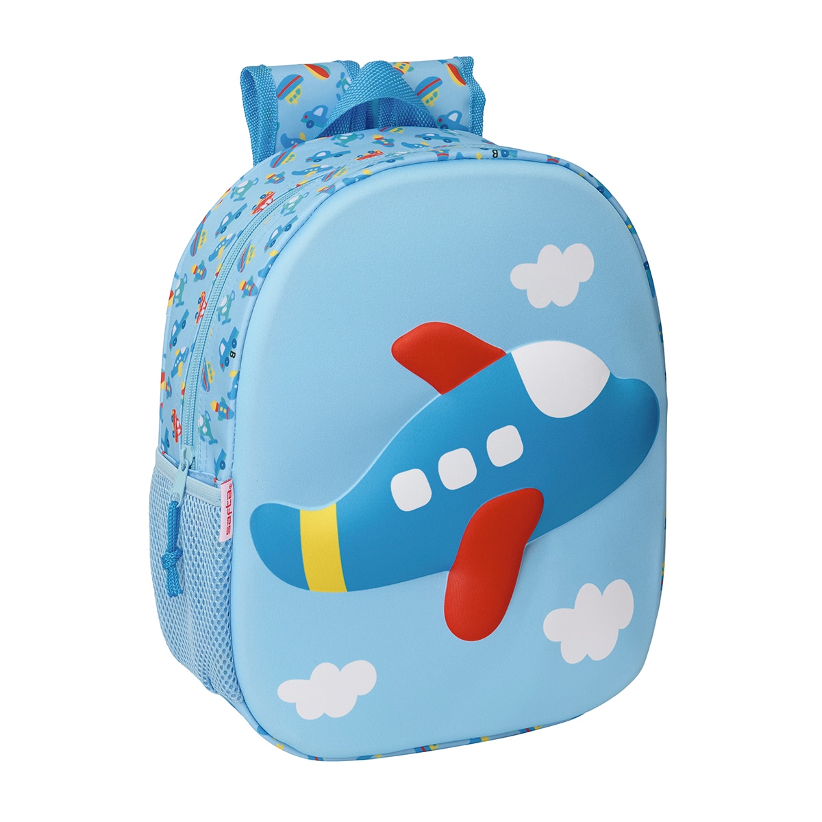 Mochila 3D Frost Avion azul claro · Safta · El Corte Inglés