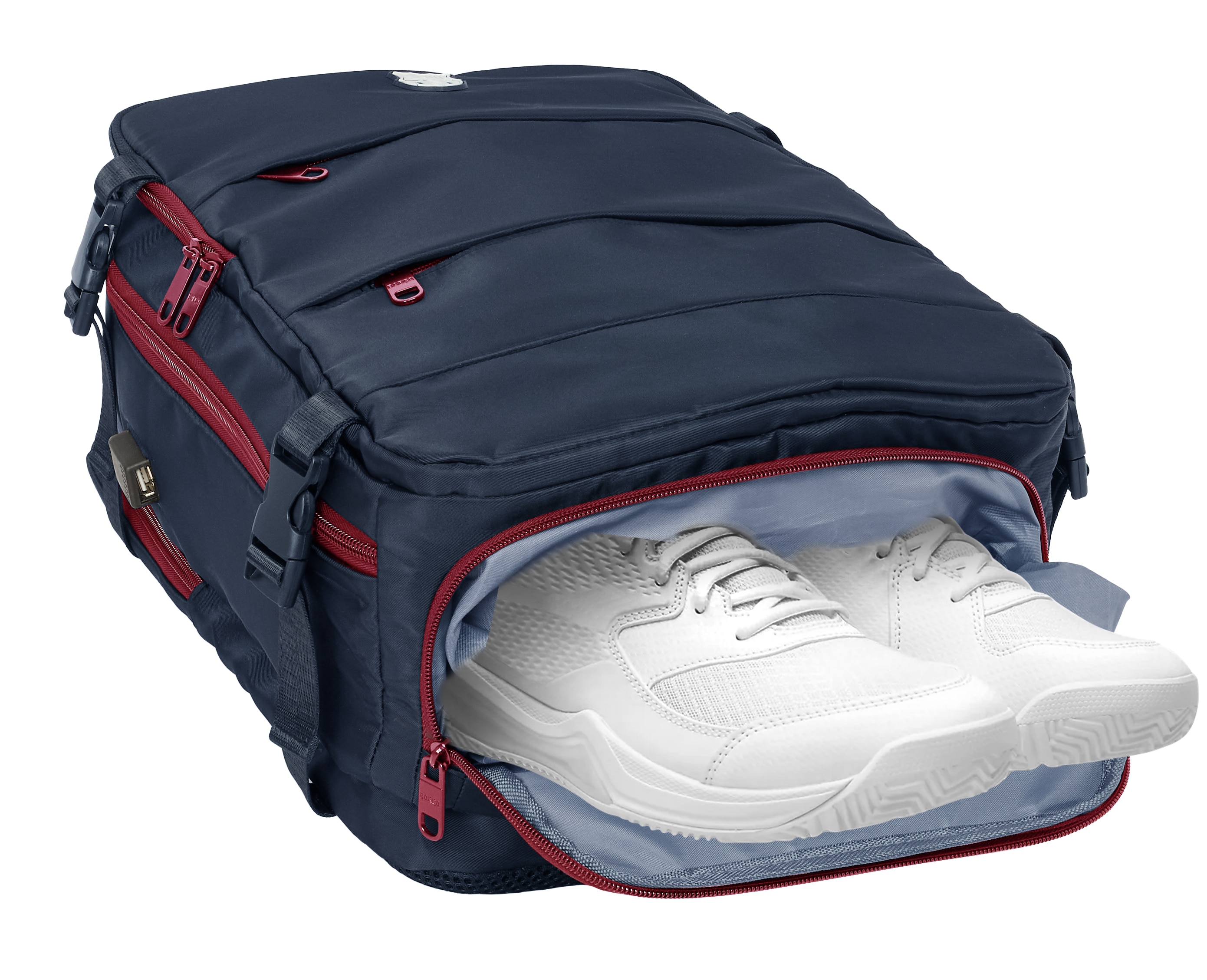 Mochila viaje cabina portátil 15,6'' F.C. Barcelona Azul marino-9