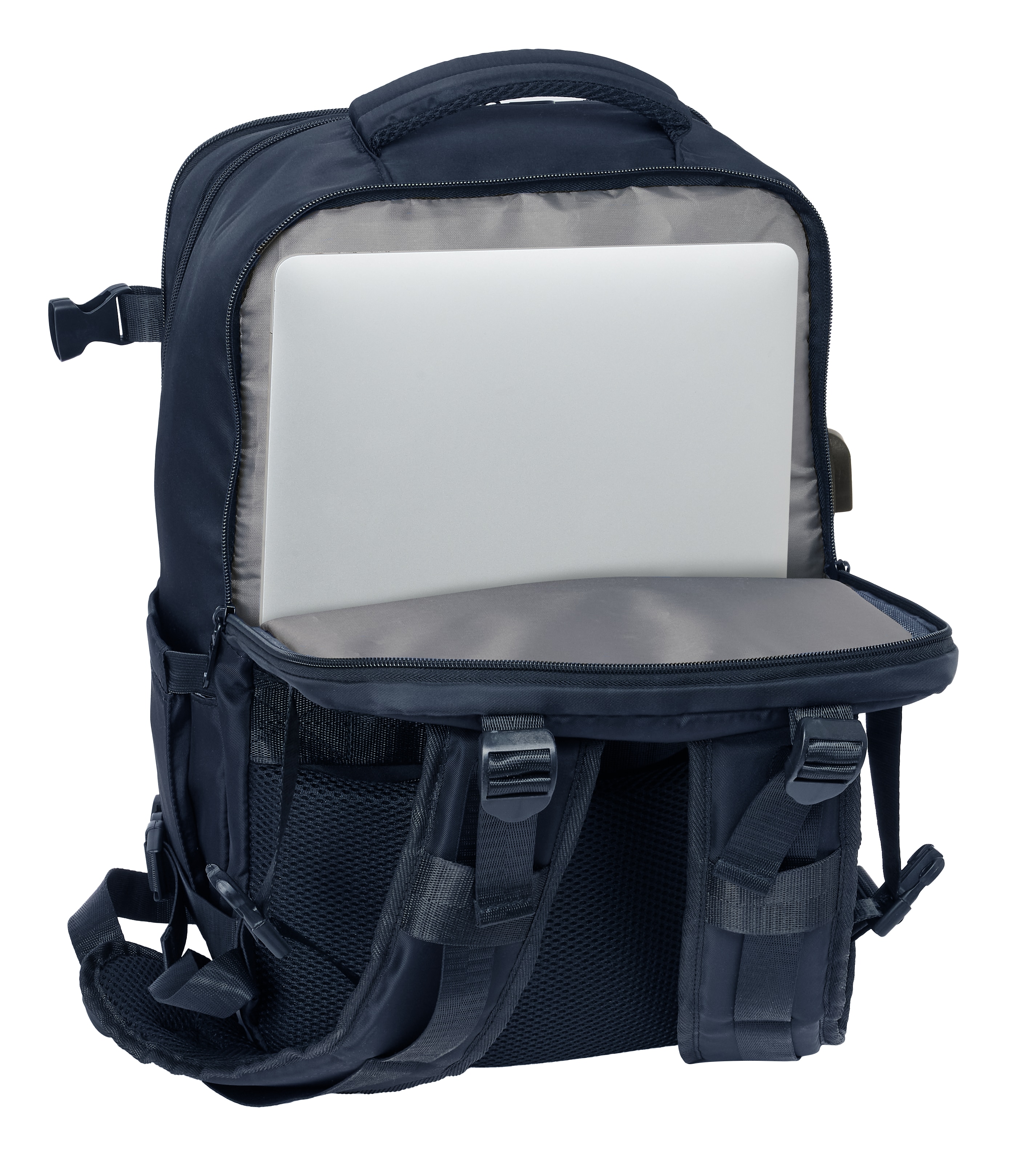 Mochila viaje cabina portátil 15,6'' Safta Azul marino-7