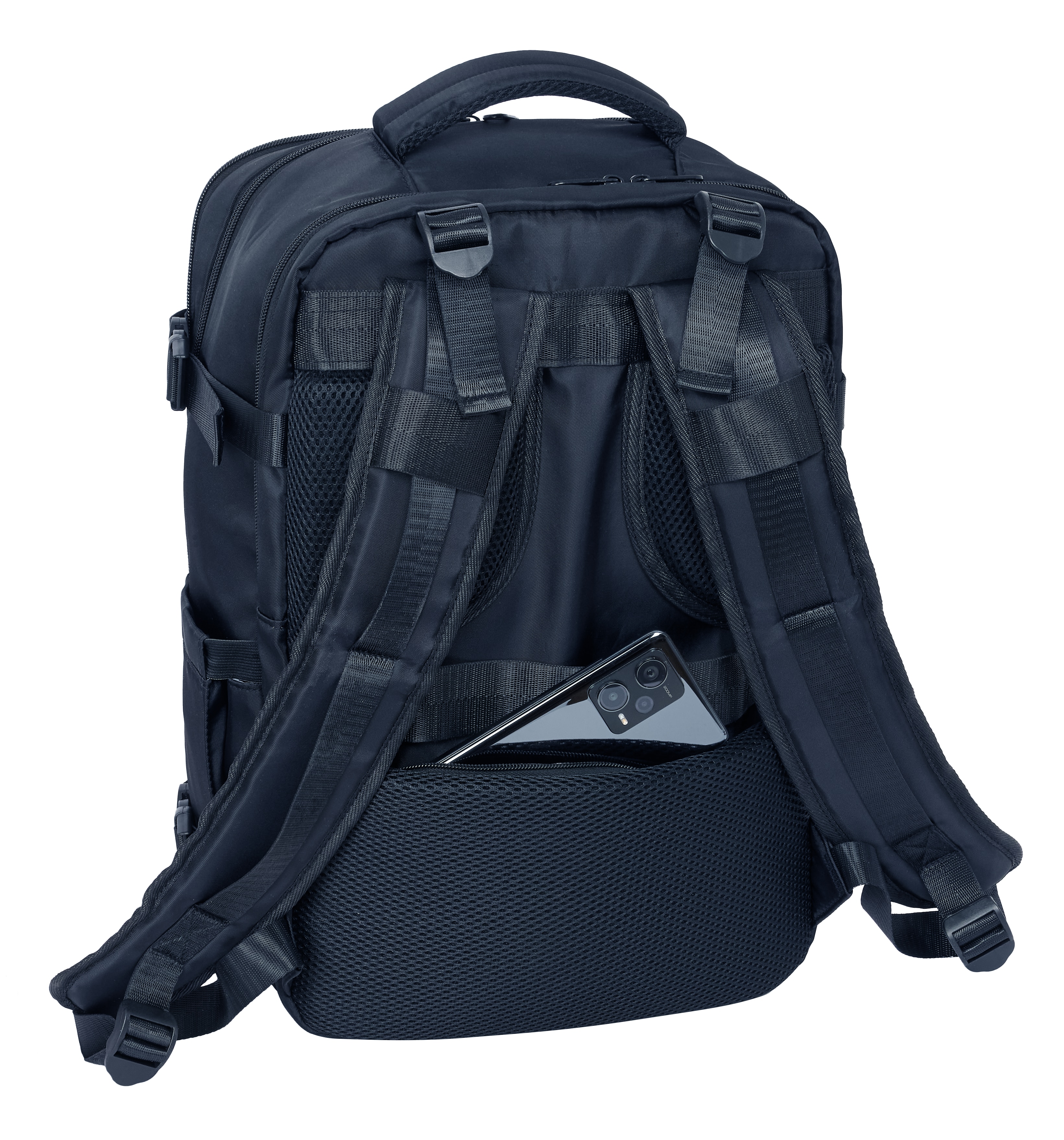 Mochila viaje cabina portátil 15,6'' Safta Azul marino-10