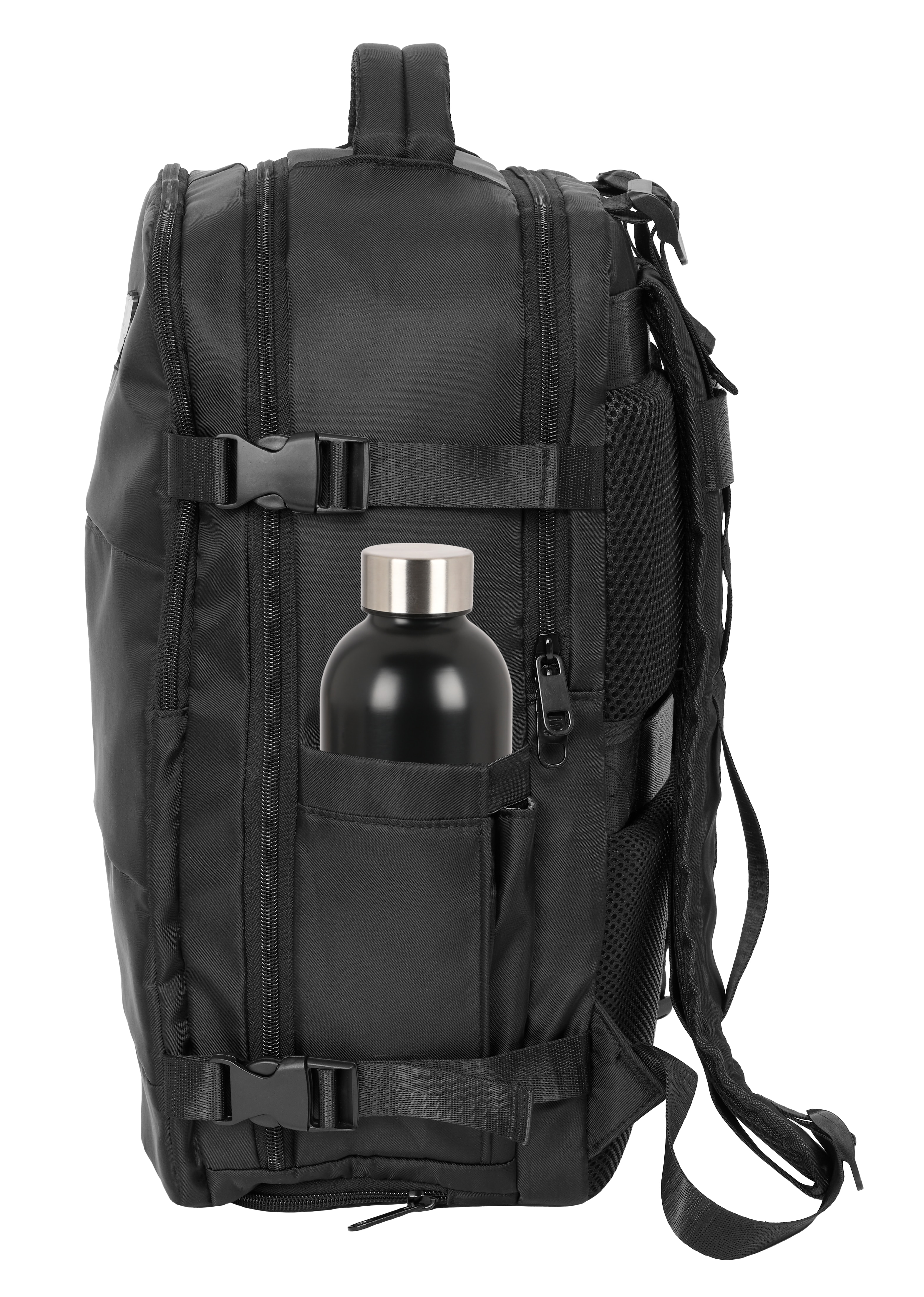 Mochila viaje cabina portátil 15,6'' Safta Negro-4