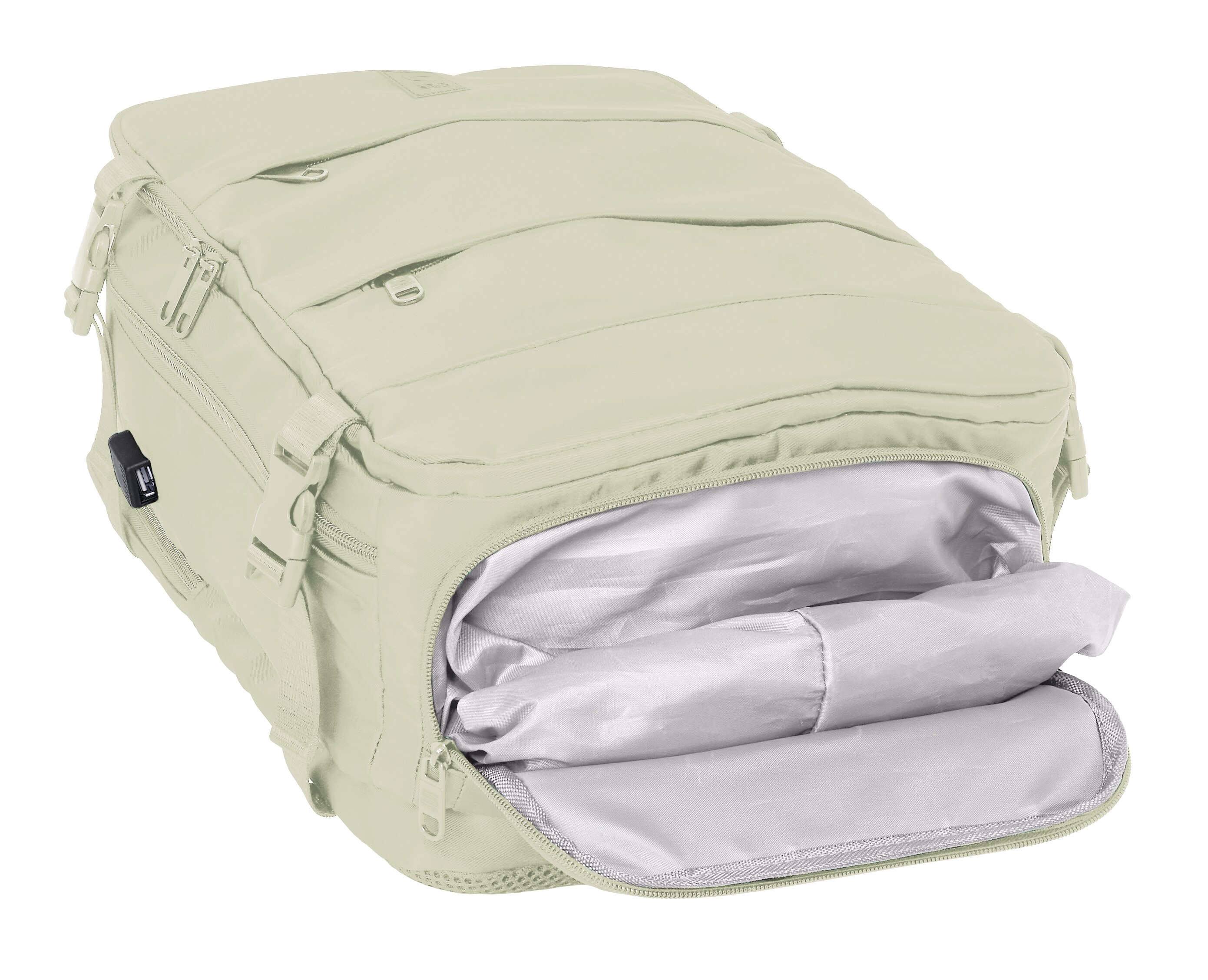 Mochila viaje cabina portátil 15,6'' Safta Beige-9