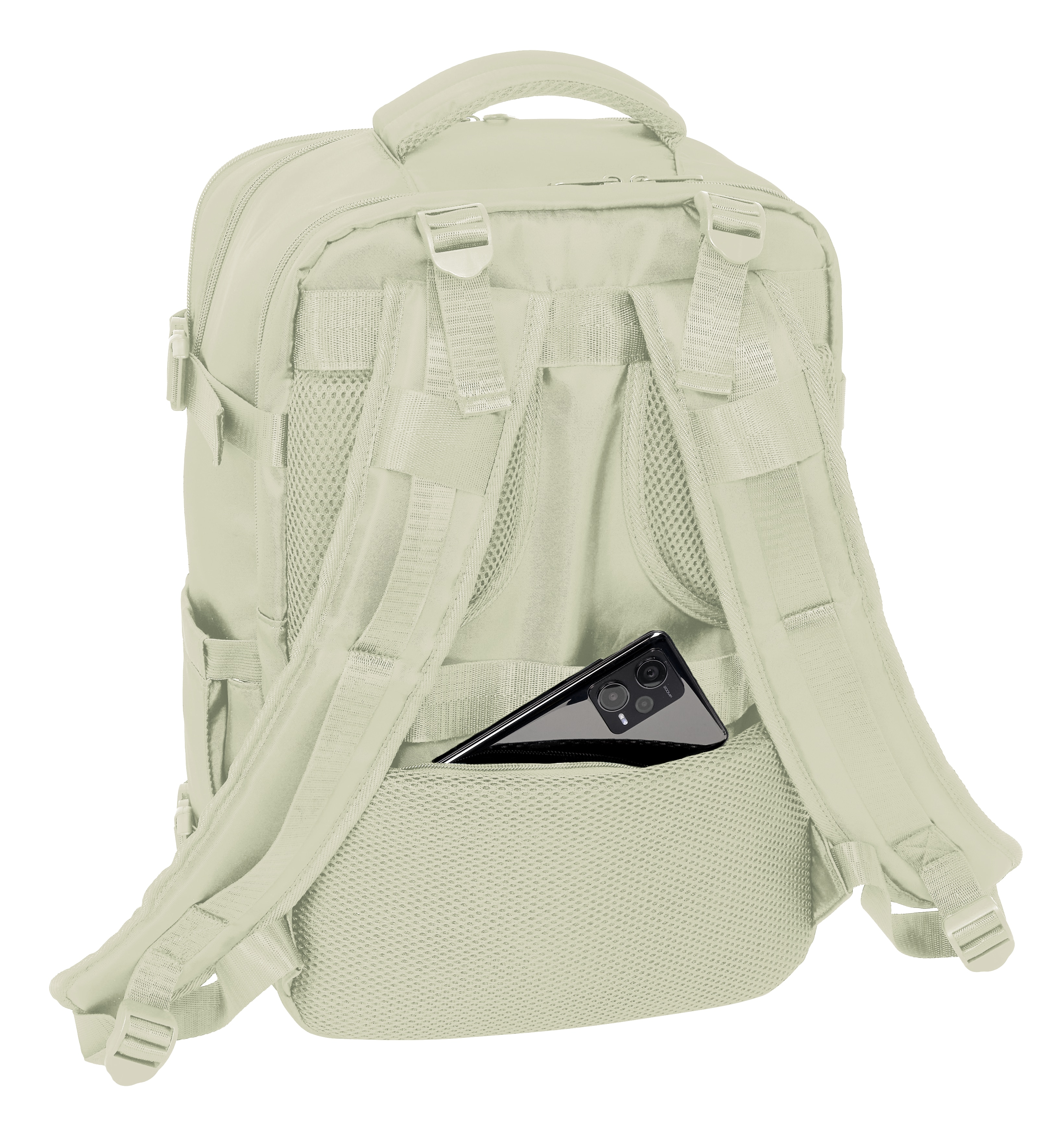 Mochila viaje cabina portátil 15,6'' Safta Beige-10