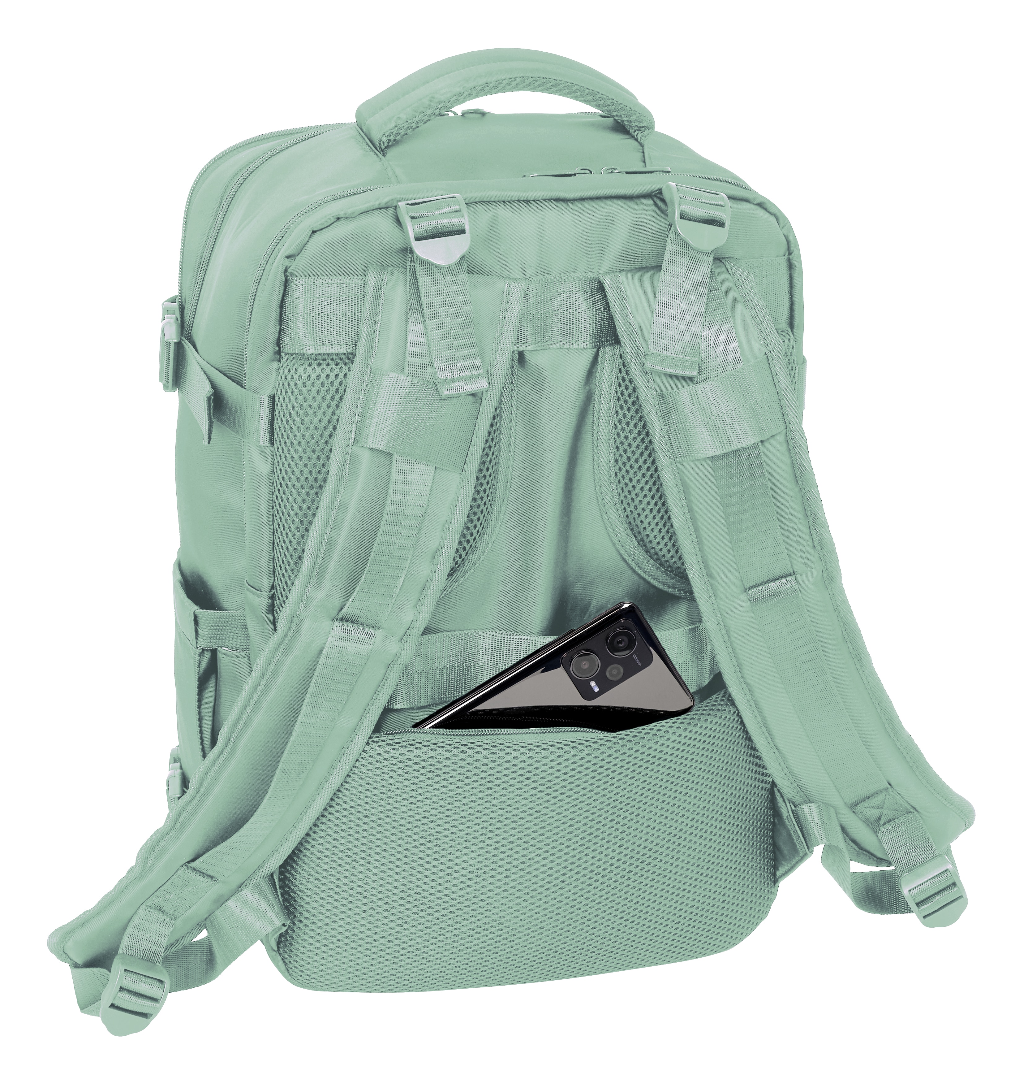 Mochila viaje cabina portátil 15,6'' Safta Aguamarina-9