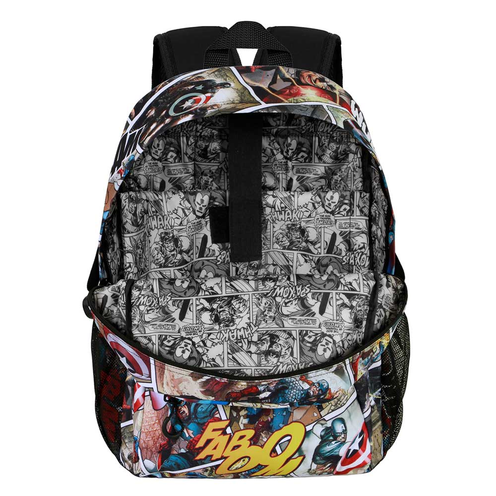 Mochila Fight Fan 2.2 Capitán América Cómic Marvel Karactermania multicolor Multicolor-4