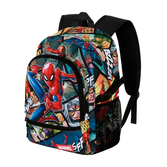 Imagen 0 de Mochila fight fan 2.2 Spiderman Panels Marvel Karactermania multicolor