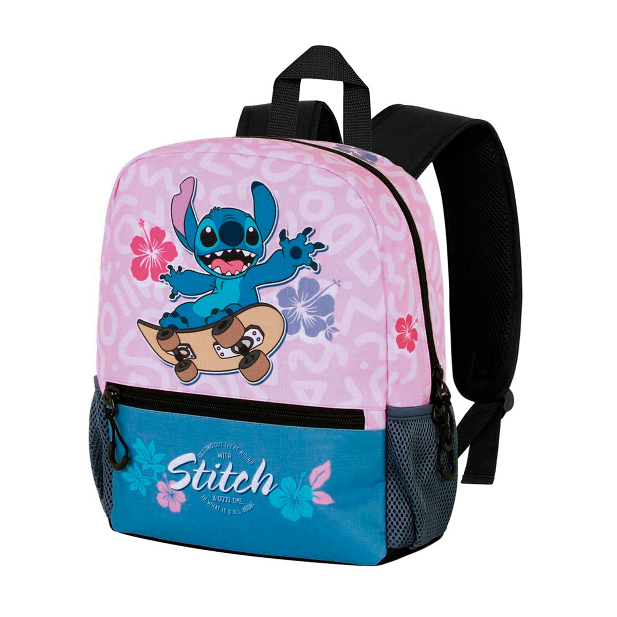 Mochila sweet Lilo y Stitch skate Disney Karactermania lila 1