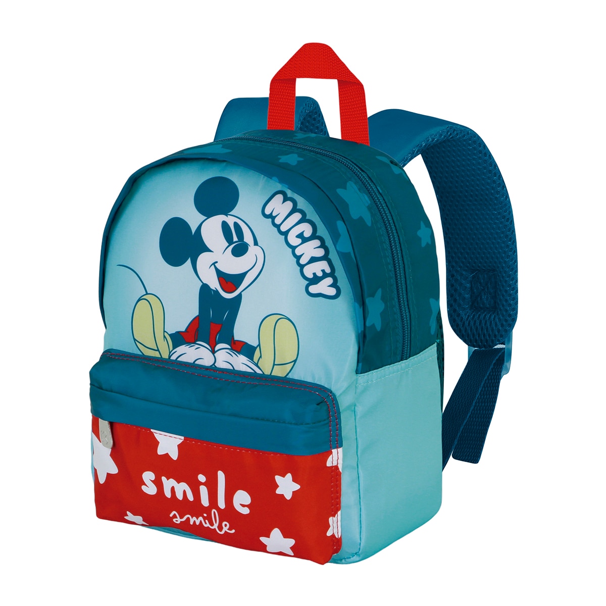 Imagen 0 de Mochila preescolar joy Mickey mouse smile Disney Karactermania verde