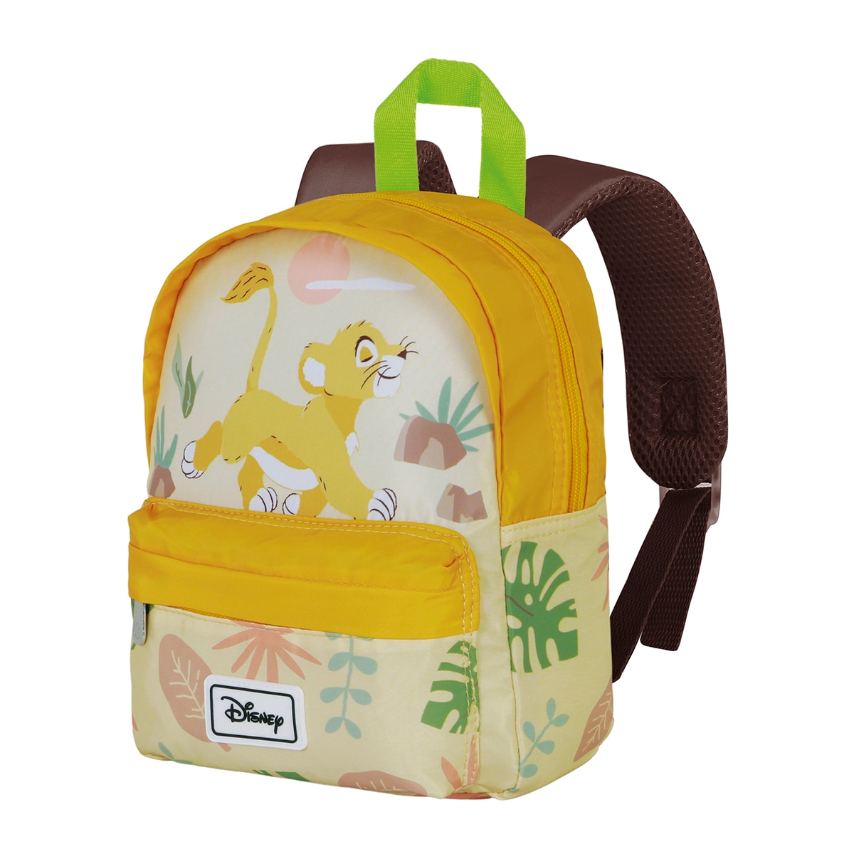 Mochila preescolar joy el rey león walk Disney Karactermania marrón 1