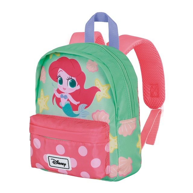 Imagen 0 de Mochila preescolar joy Ariel fork Disney Karactermania verde