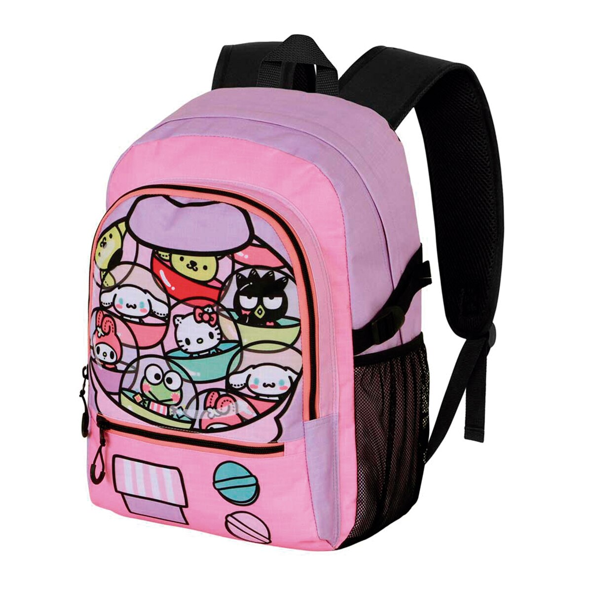 Mochila fight fan 2.2 Hello Kitty Gashapon Sanrio Karactermania rosa Rosa-1