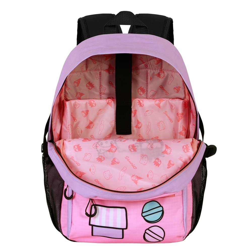 Mochila fight fan 2.2 Hello Kitty Gashapon Sanrio Karactermania rosa Rosa-4