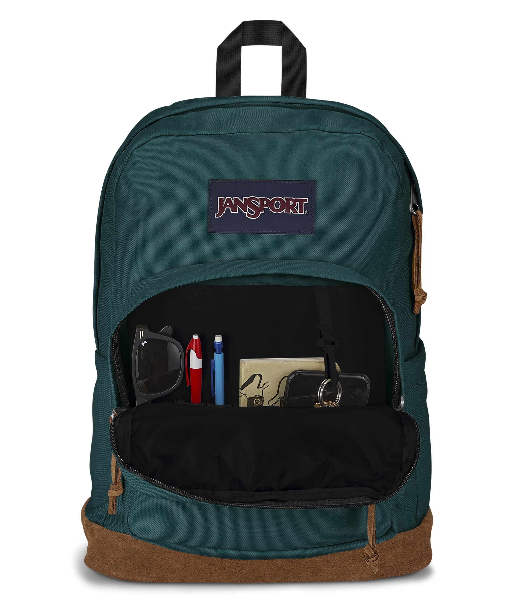 Mochila Juvenil y Funcional Right Pack Jansport Verde Oscuro 7