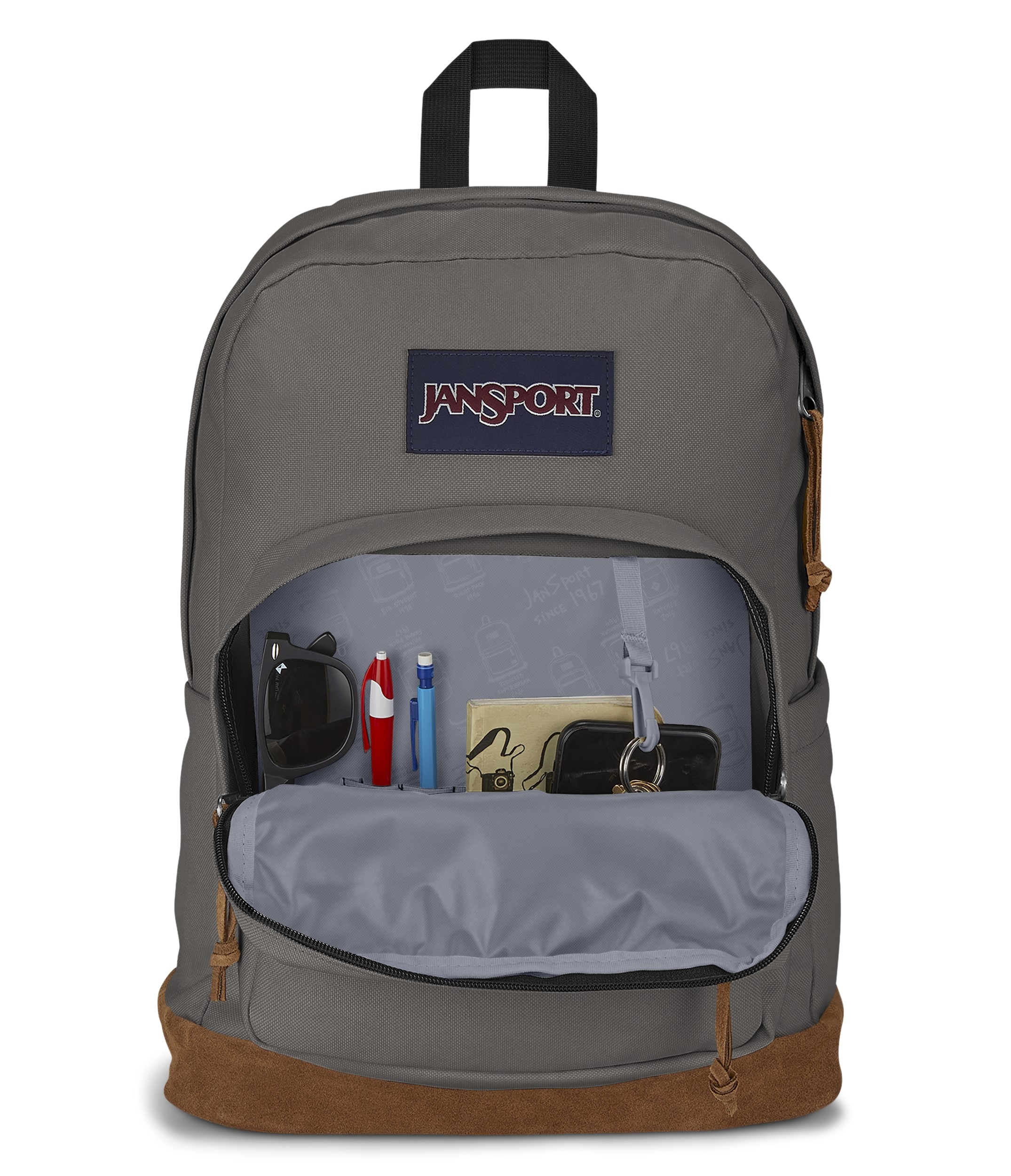 Mochila Juvenil y Funcional Right Pack Jansport Gris 7