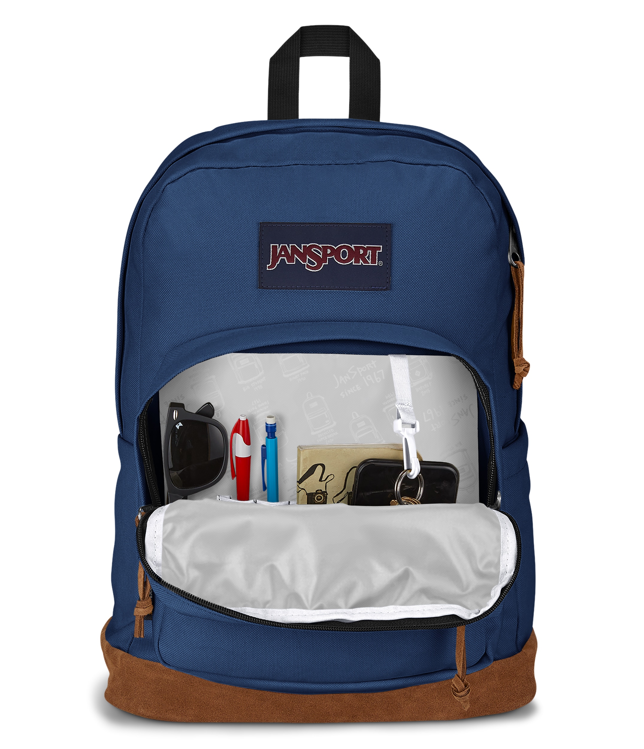 Mochila Juvenil y Funcional Right Pack Jansport Navy 7