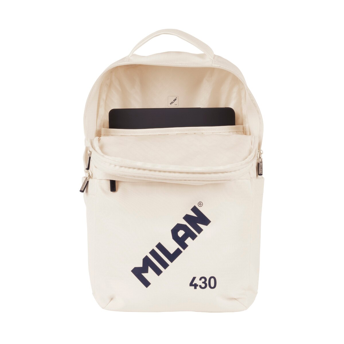 Mochila con cierre bloqueable de seguridad (15L), colección 430 since 1918, MILAN, beige 5