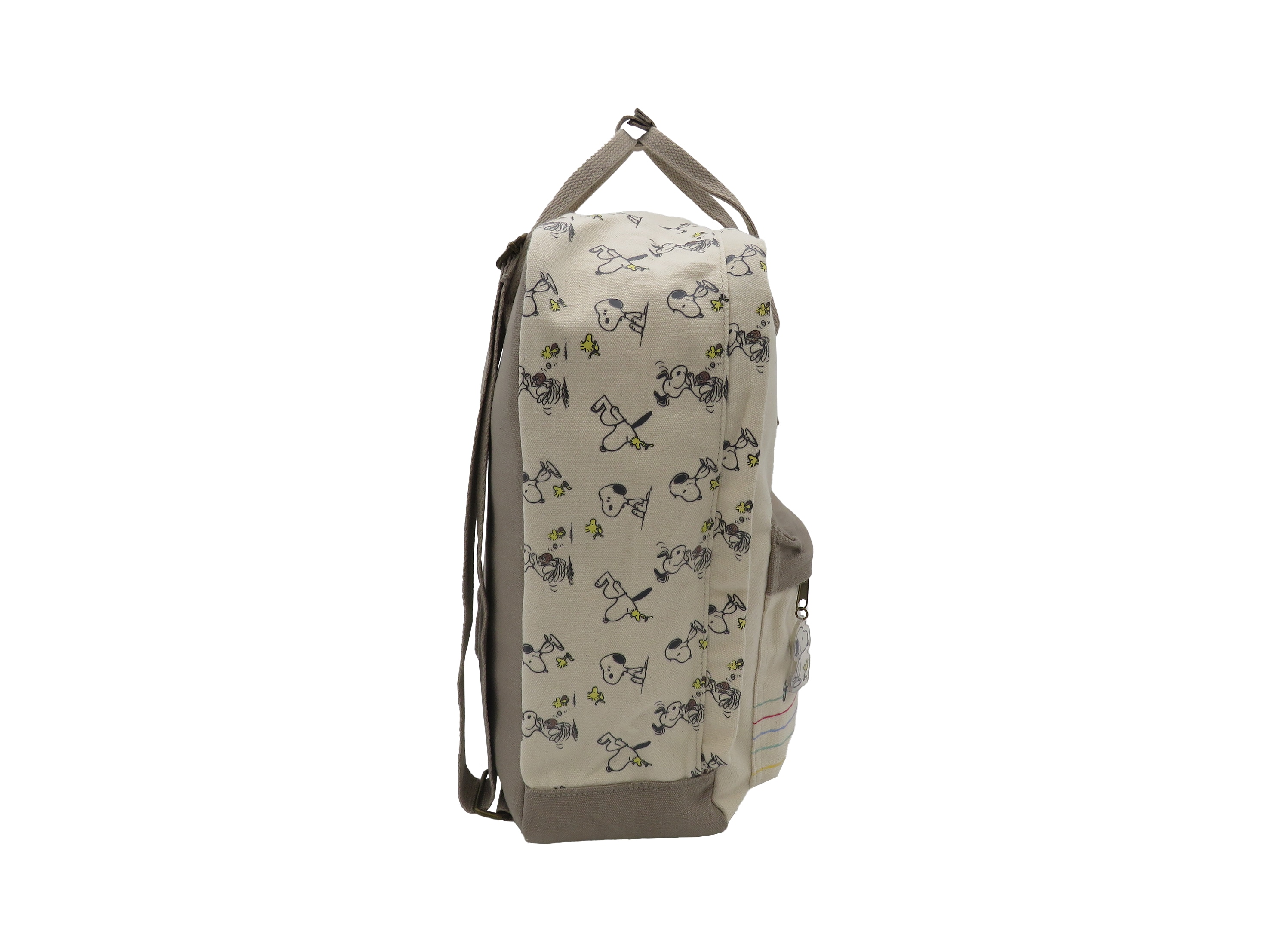 Mochila Fashion Snoopy Bege-2
