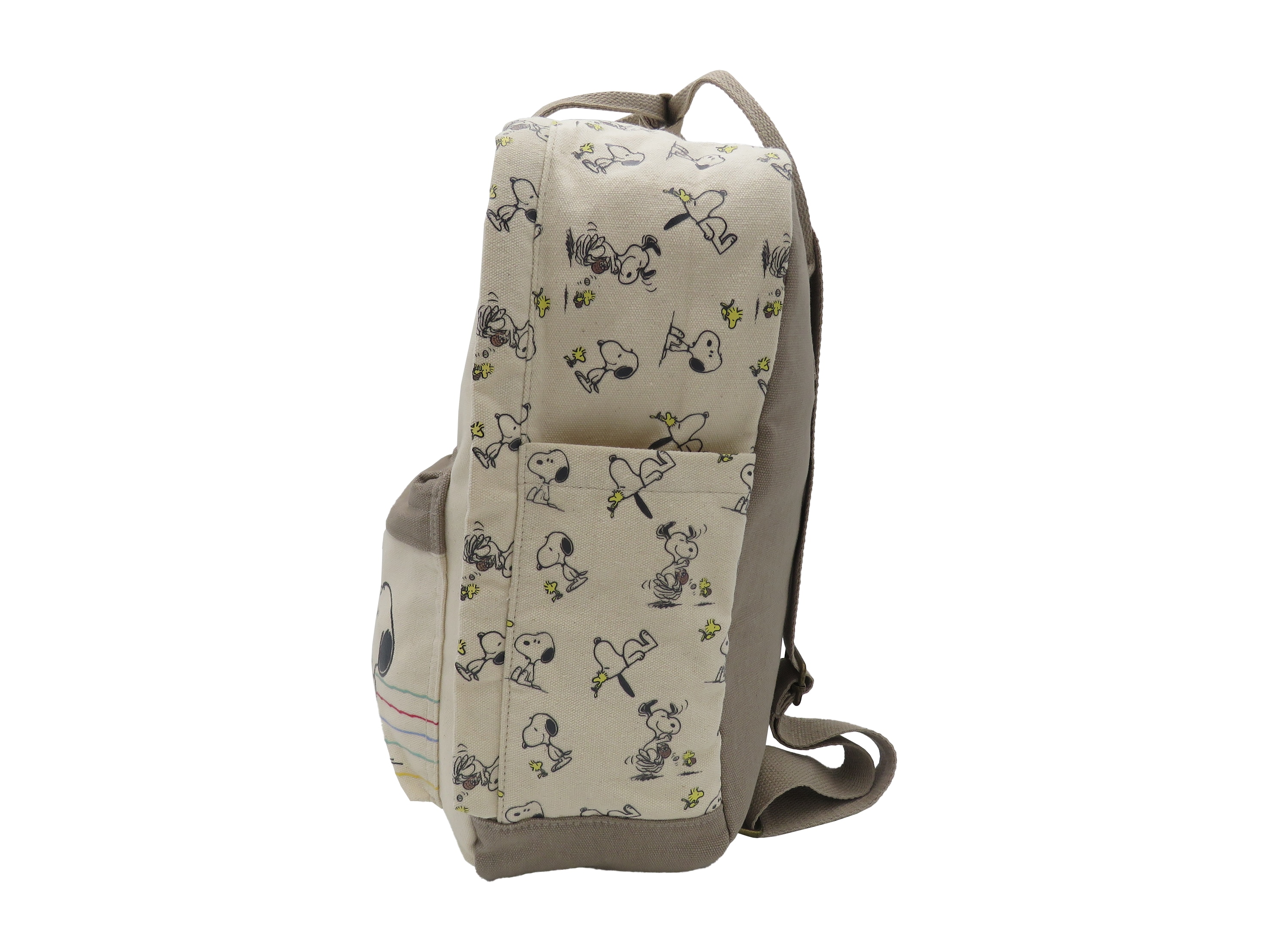 Mochila Fashion Snoopy Bege-6