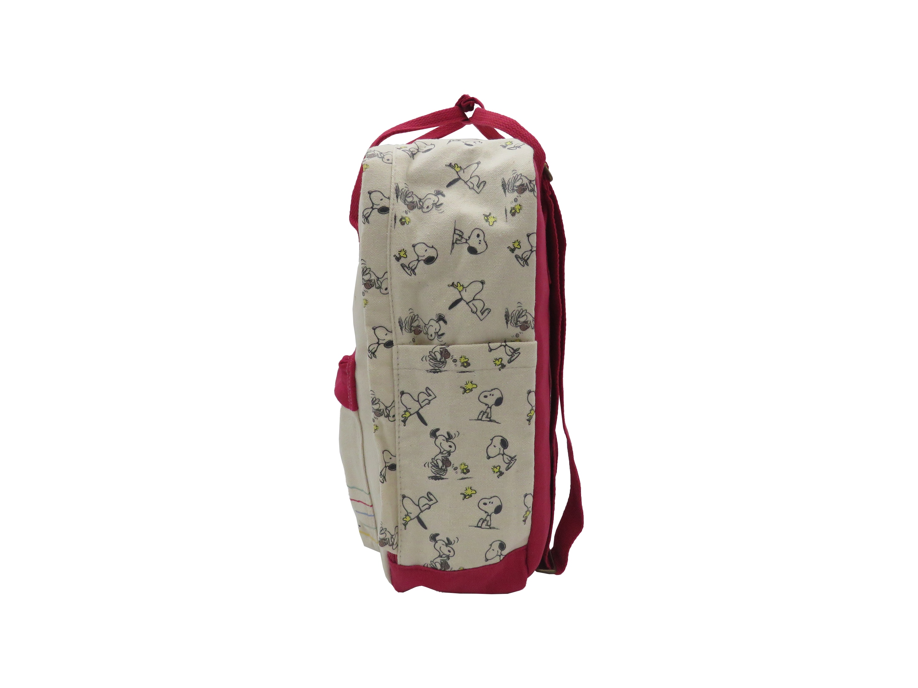 Mochila Fashion Snoopy Bege-5