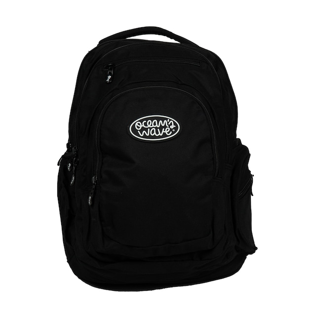 Imagen 0 de Mochila Multizipper Negra lisa Ocean's Wave