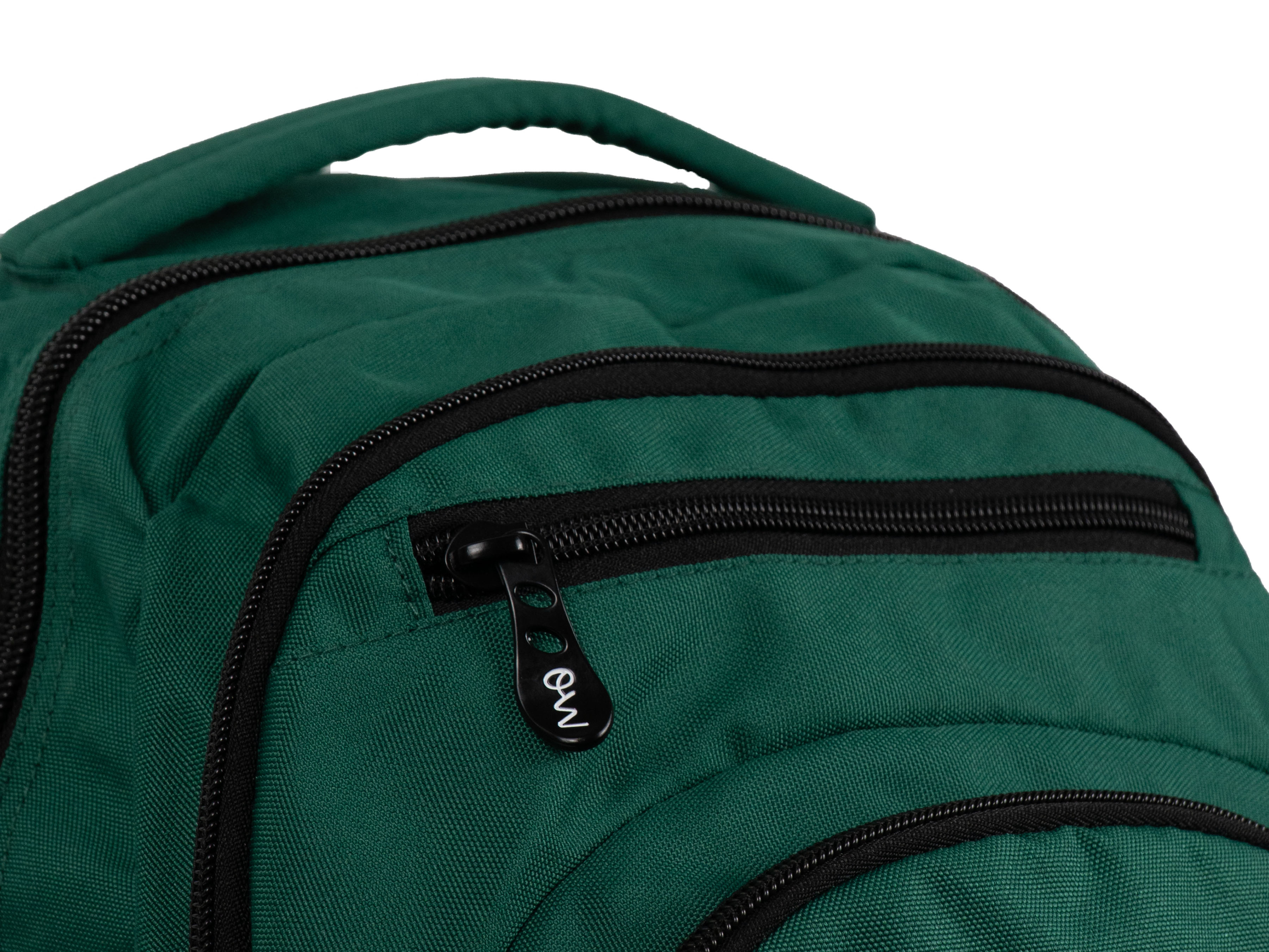 Mochila Multizipper Verde lisa Ocean's Wave Verde-4