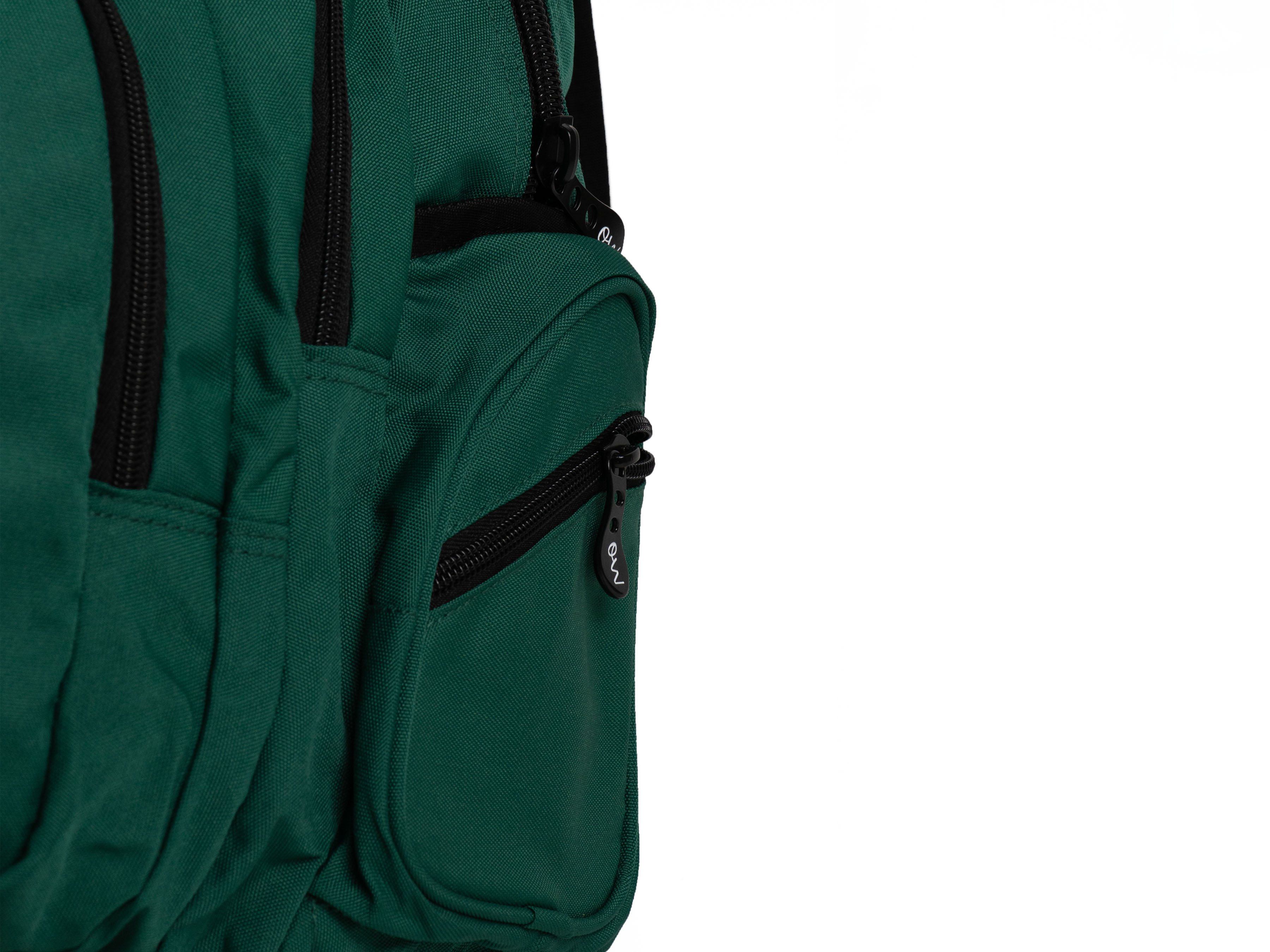 Mochila Multizipper Verde lisa Ocean's Wave Verde-6