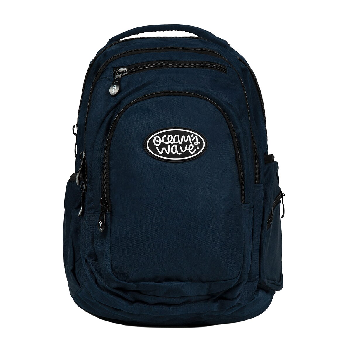 Mochila Multizipper Azul lisa Ocean's Wave Azul-1