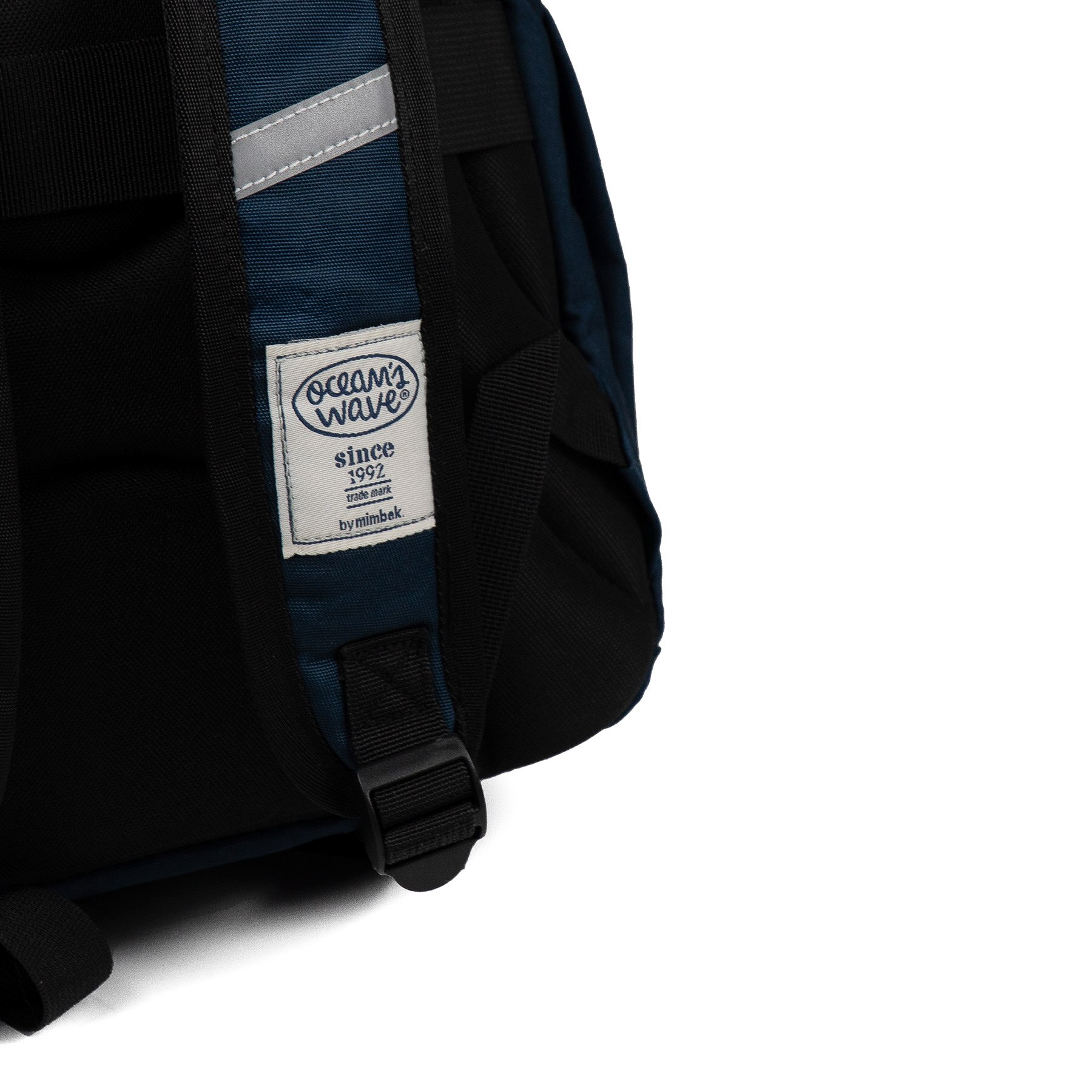 Mochila Multizipper Azul lisa Ocean's Wave Azul-6