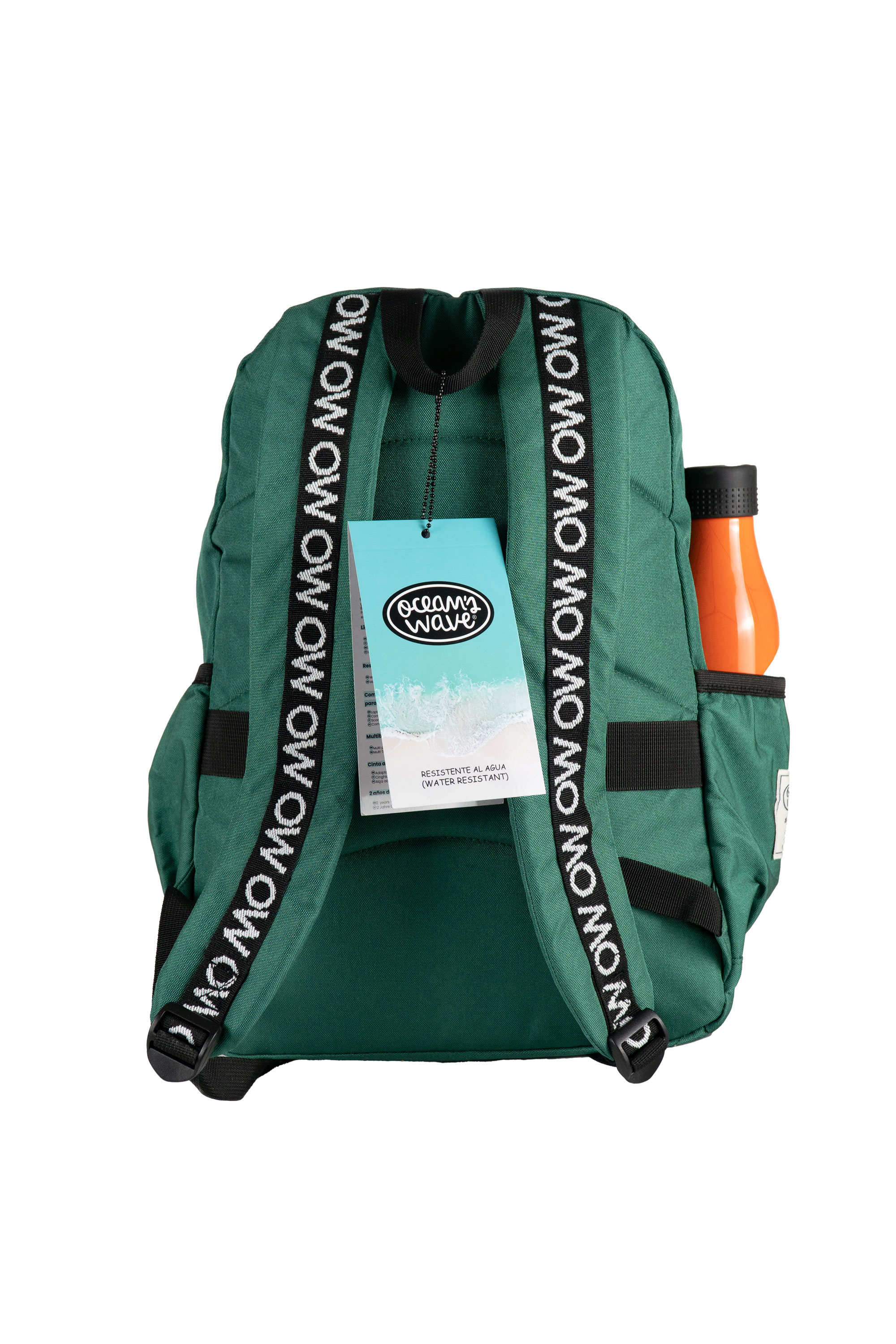 Mochila tendencia Verde Ocean´s Wave Verde-5