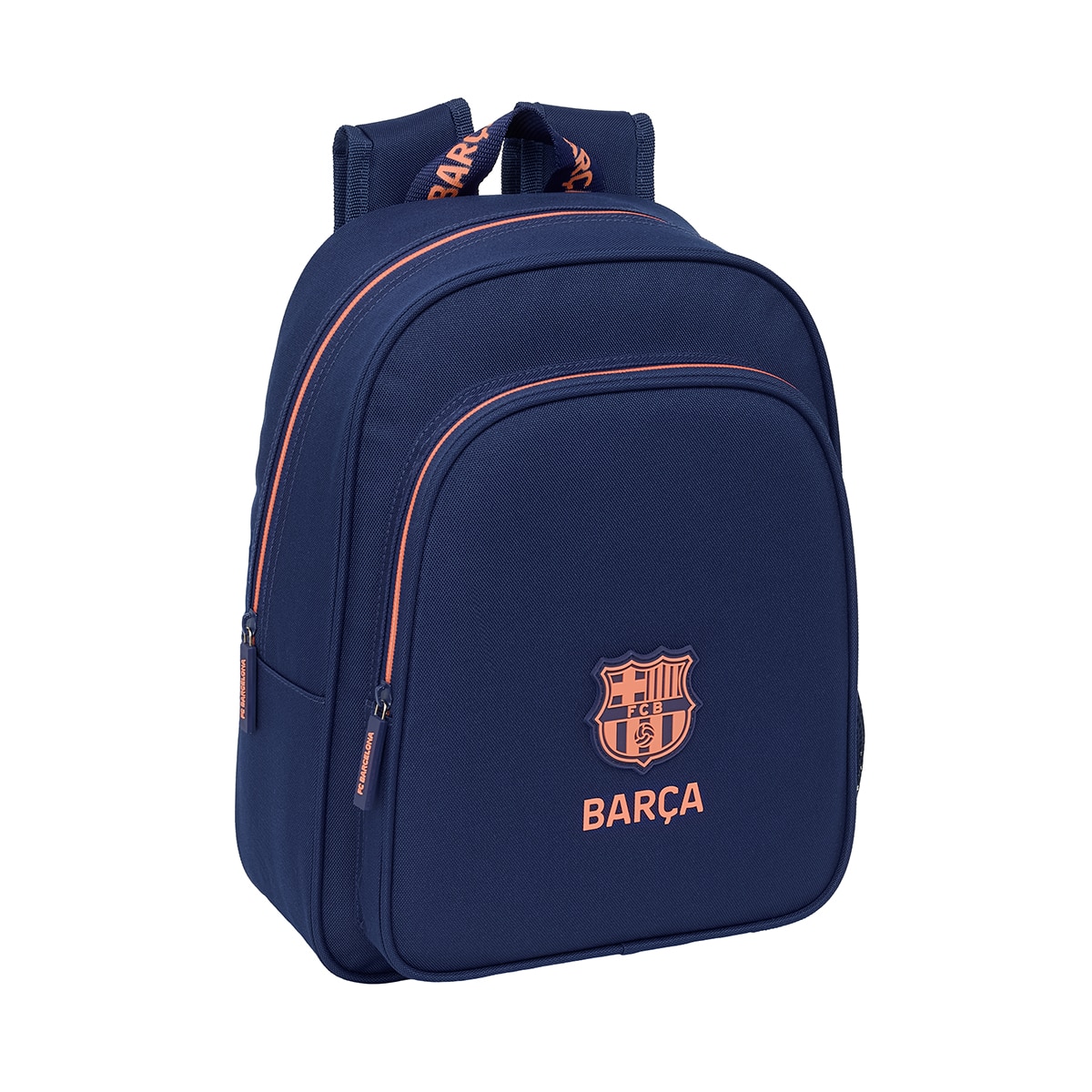 Imagen 0 de Mochila infantil adaptable a carro F.C. Barcelona azul marino