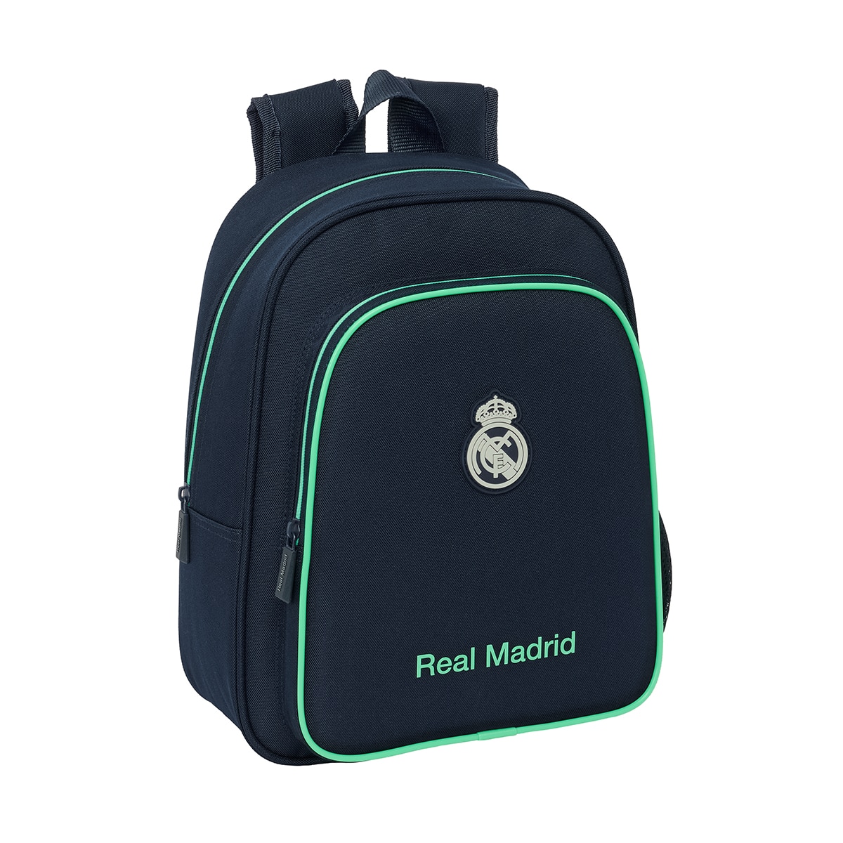 Imagen 0 de Mochila infantil adaptable a carro Real Madrid azul marino