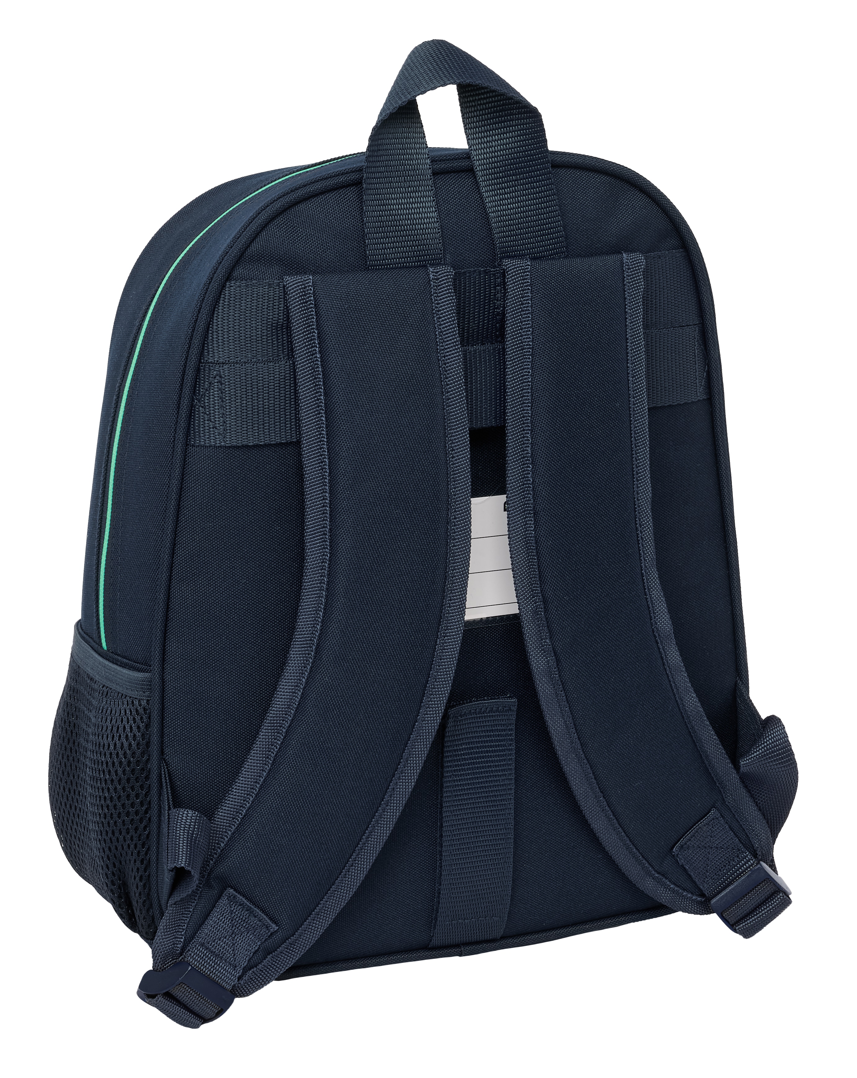 Mochila infantil adaptable a carro Real Madrid azul marino Azul Marino oscuro-2
