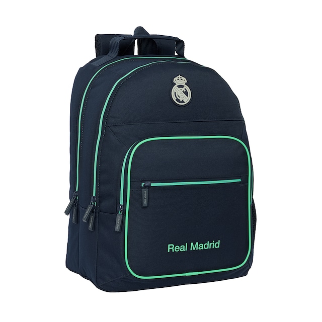 Imagem 0 de Mochila Dupla Adaptável Ao Carrinho Azul-Marinho Do Real Madrid