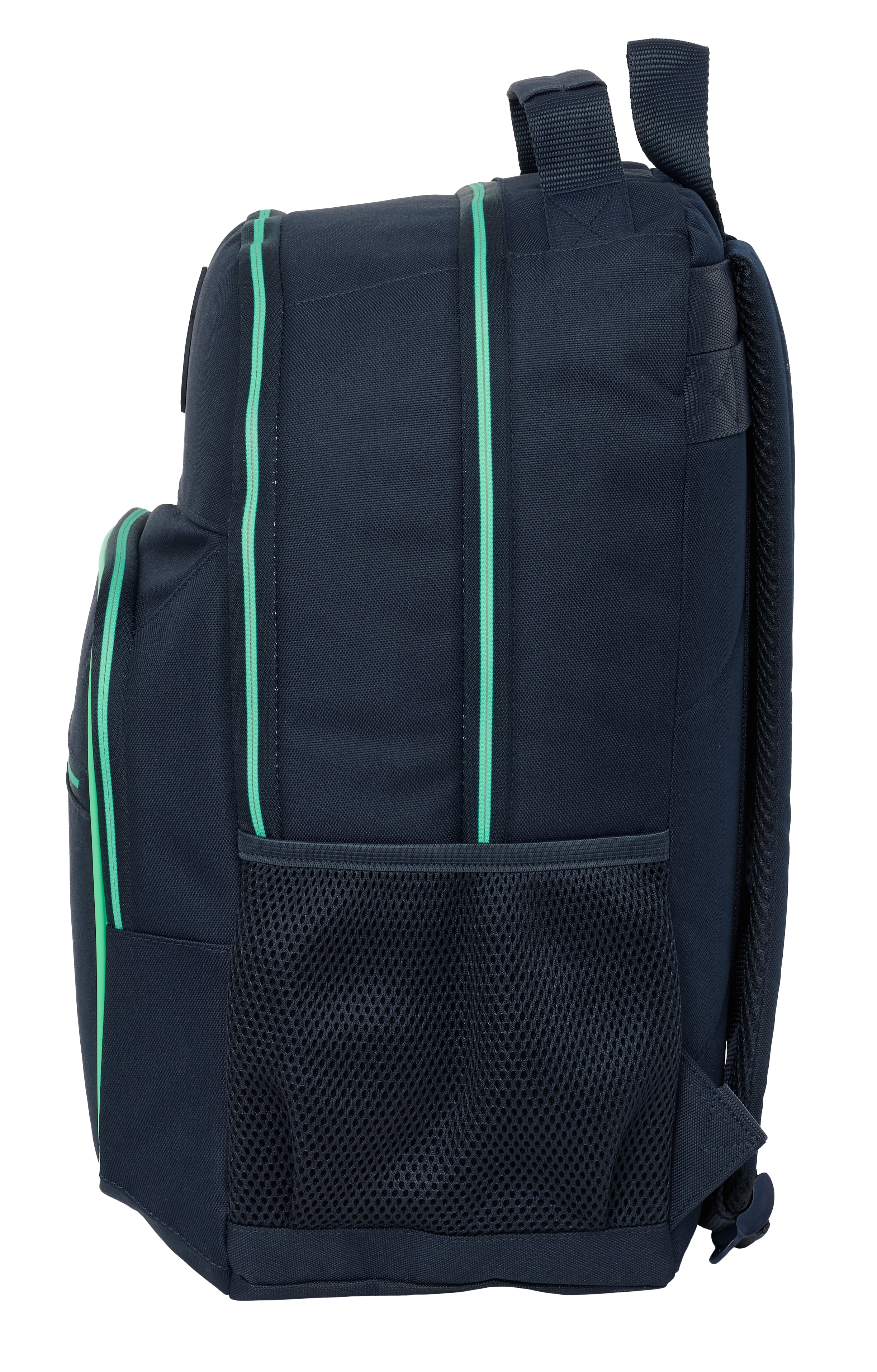 Mochila doble adaptable a carro Real Madrid azul marino Azul Marino oscuro-3