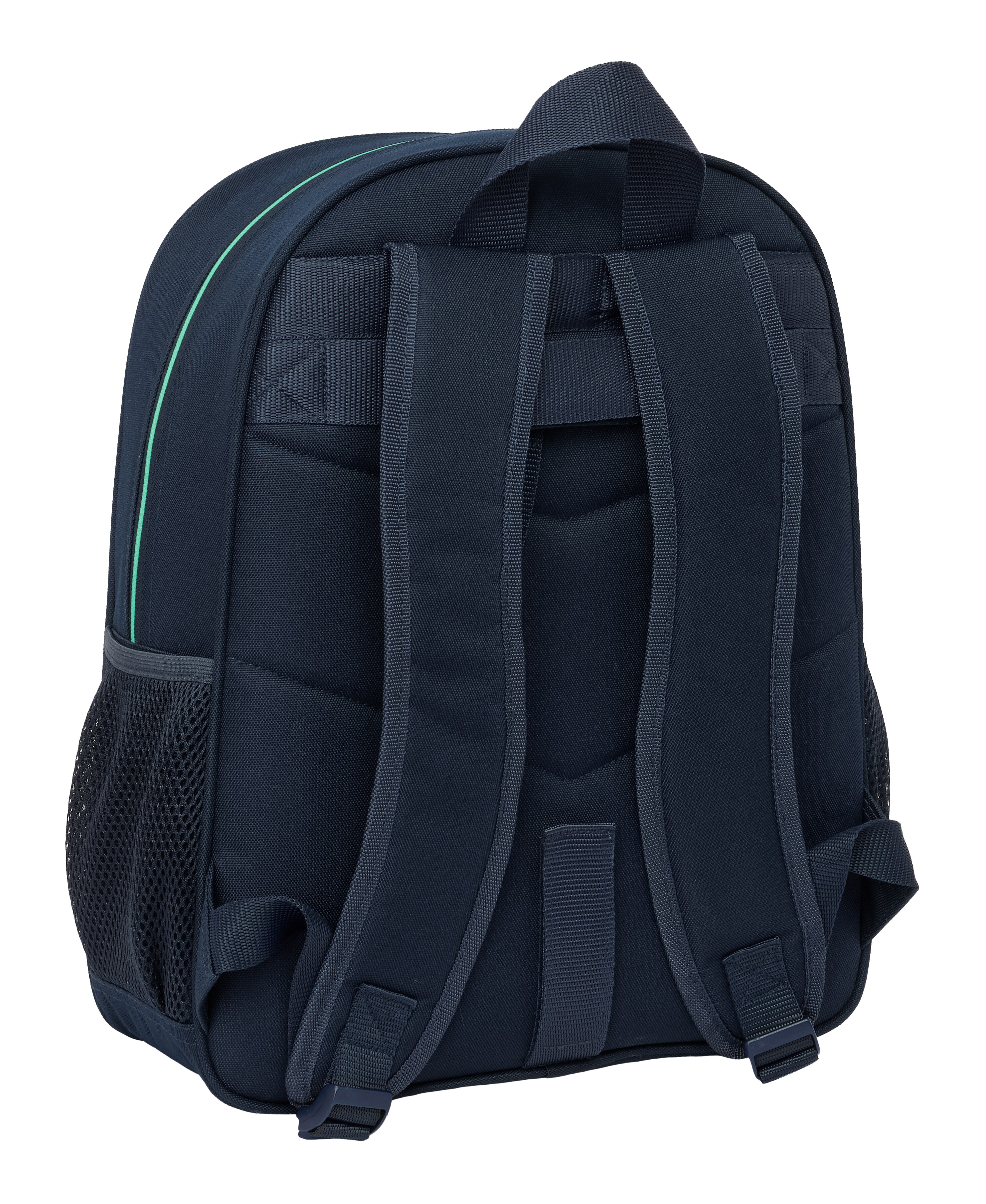 Mochila junior adaptable a carro Real Madrid azul marino Azul Marino oscuro-2