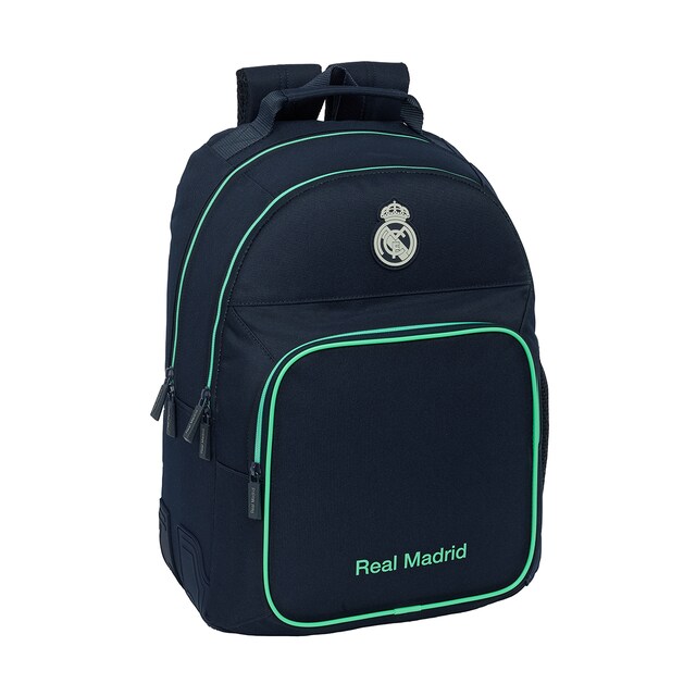 Imagen 0 de Mochila doble con cantoneras adaptable a carro Real Madrid azul marino