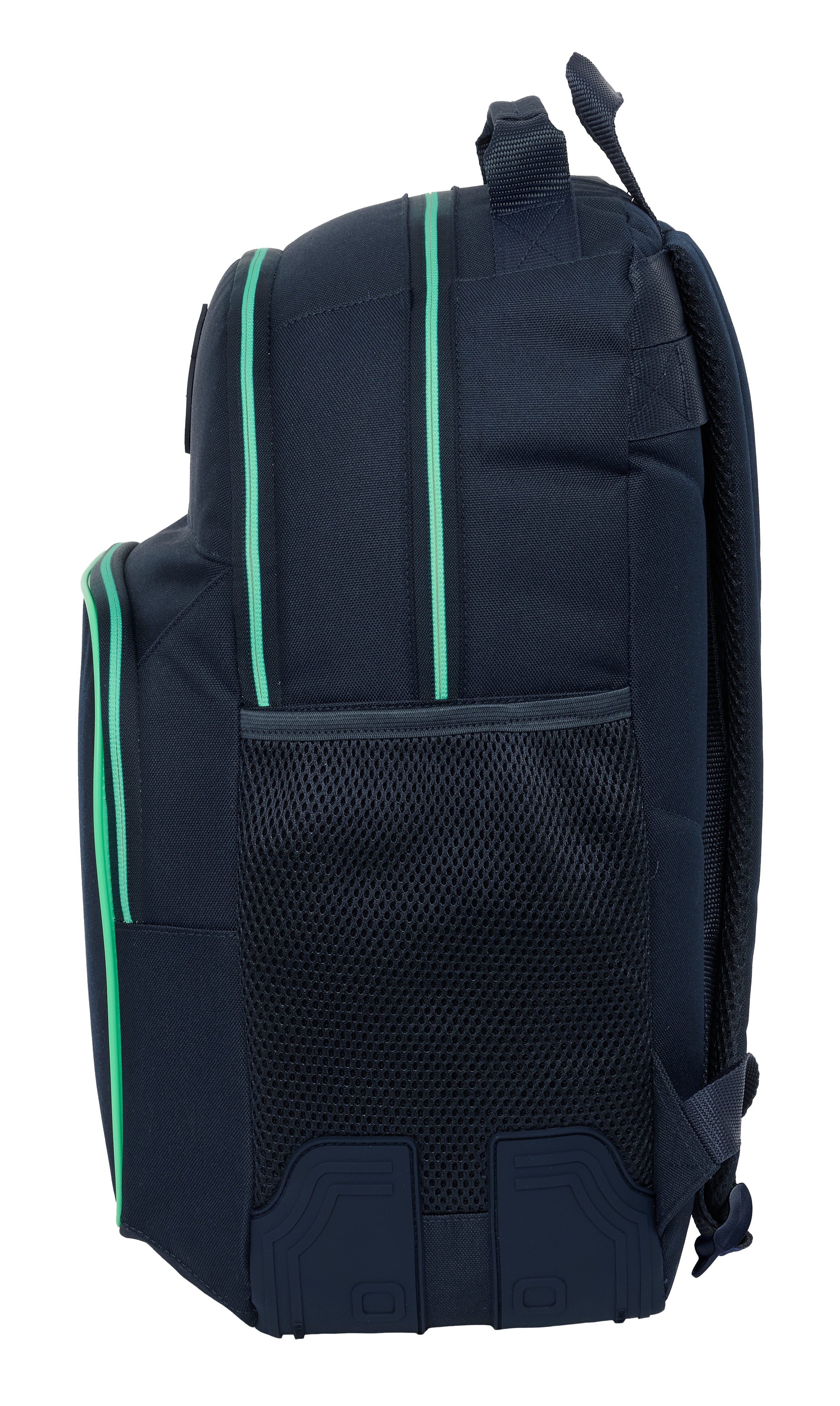 Mochila doble con cantoneras adaptable a carro Real Madrid azul marino Azul Marino oscuro-3