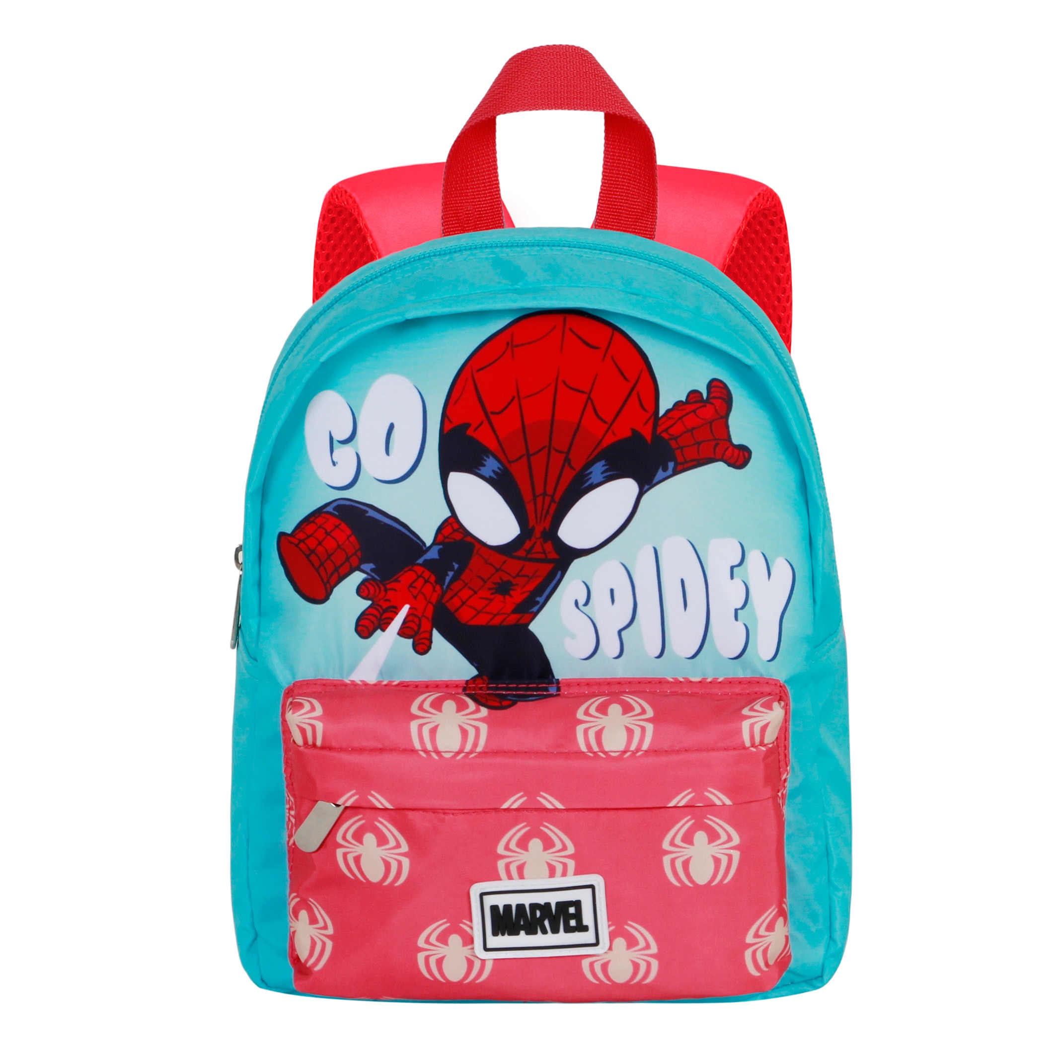Mochila preescolar joy Spiderman eyes Marvel Karactermania turquesa Turquesa-2