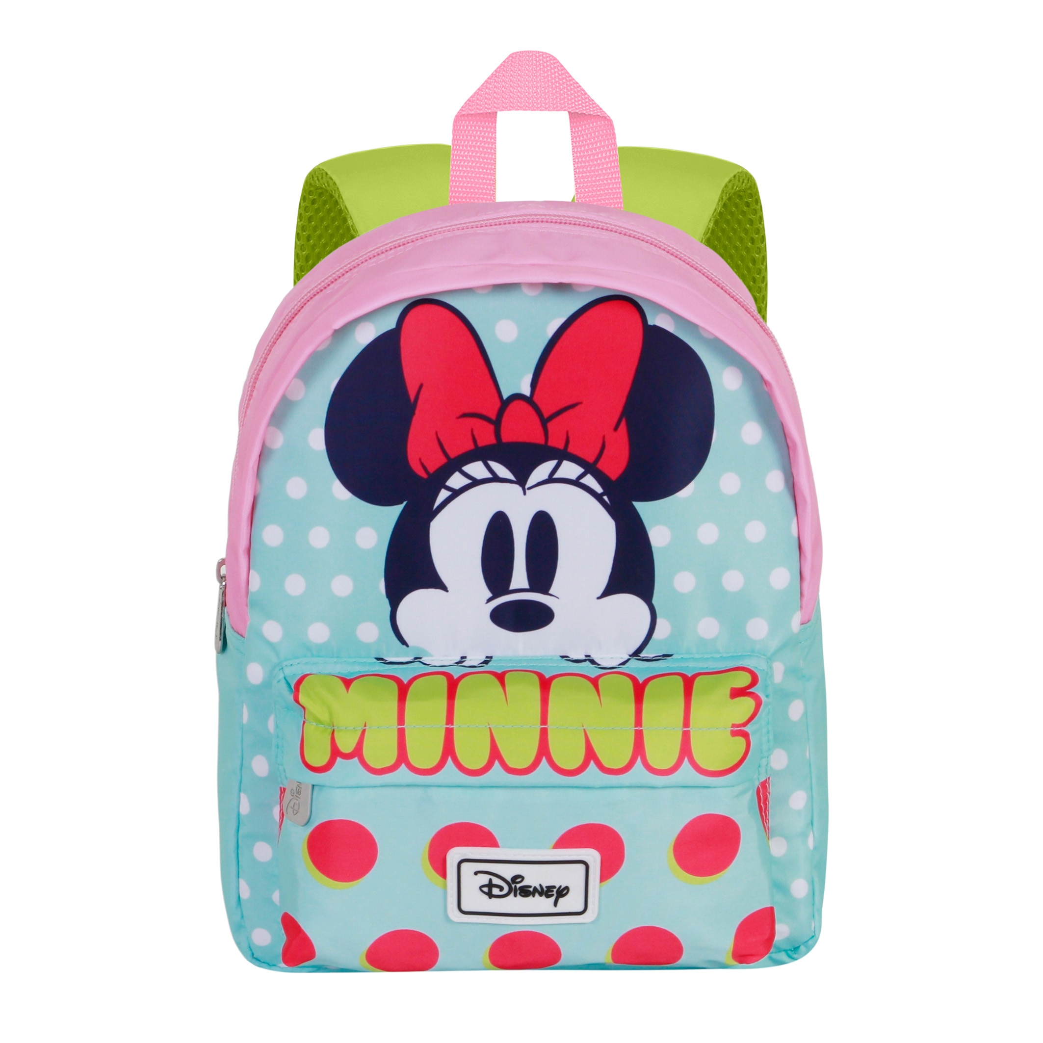 Mochila preescolar joy Minnie mouse fluor Disney Karactermania verde fluor Verde flúor-2