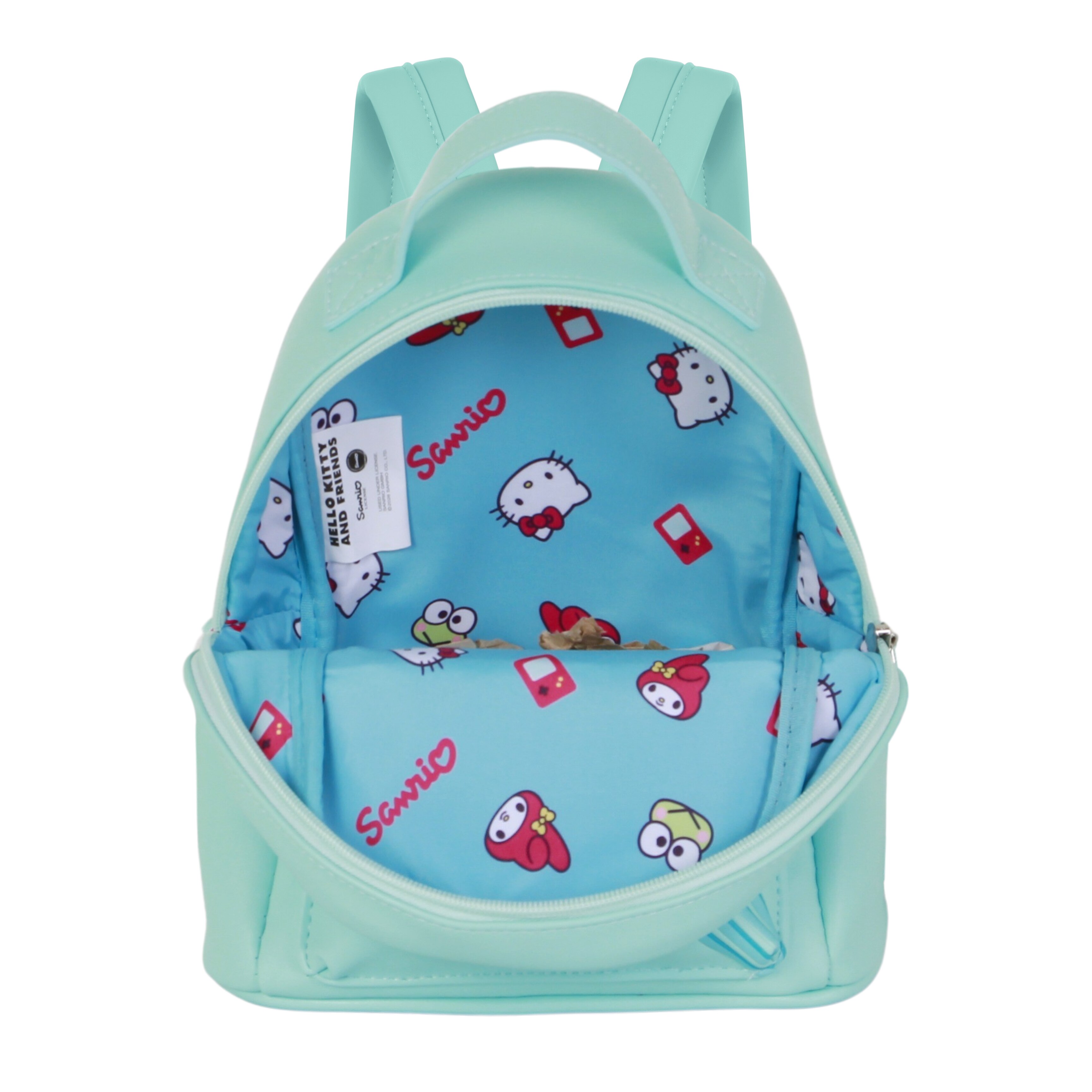 Mochila heady pequeña Hello Kitty videogame Sanrio Karactermania turquesa Turquesa-4