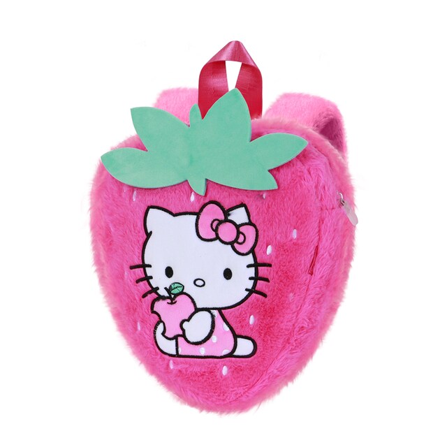 Imagem 0 de Mochila macia Hello Kitty morango Sanrio Karactermania rosa